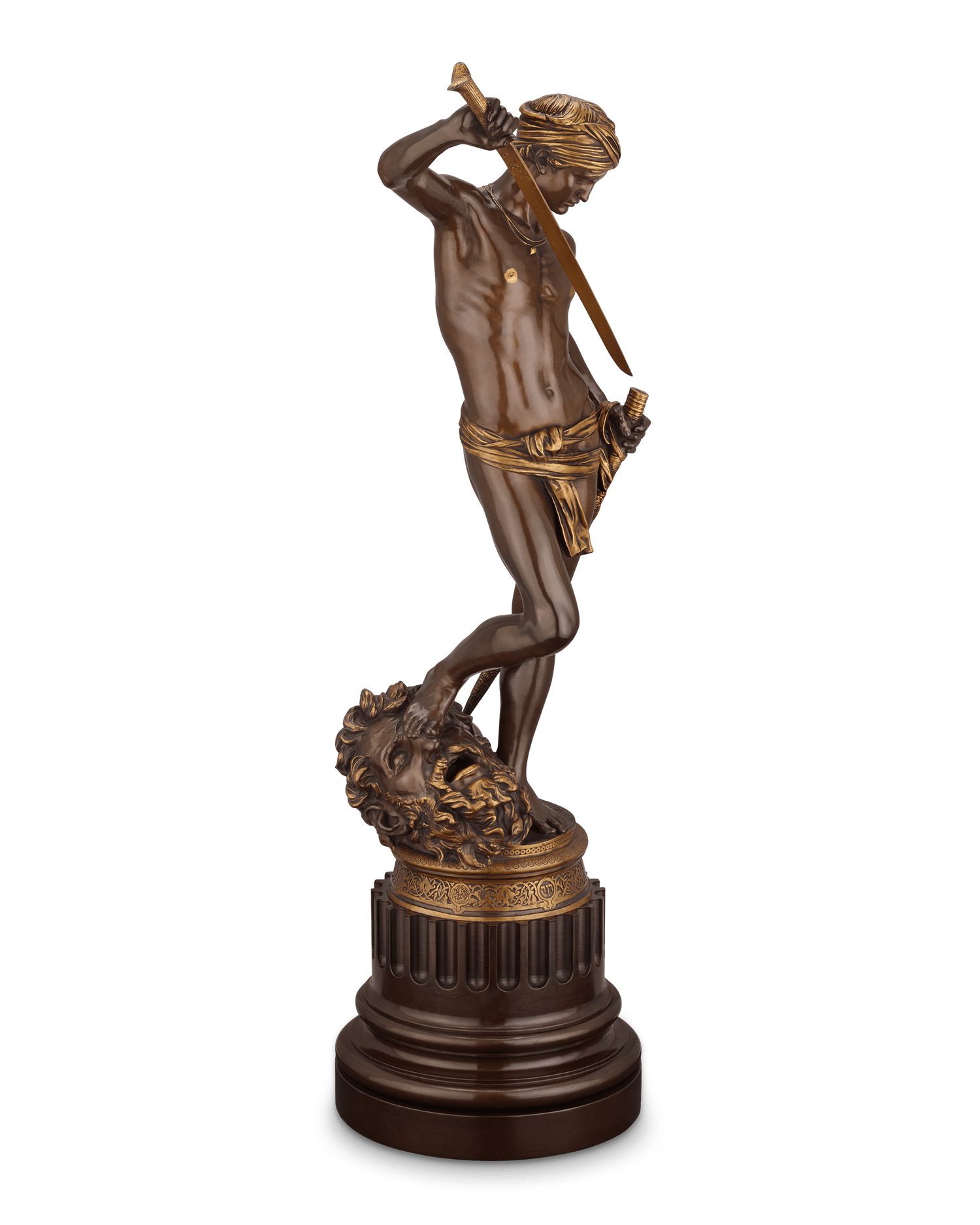 David Vainqueur de Goliath by Marius Jean Antonin Mercié