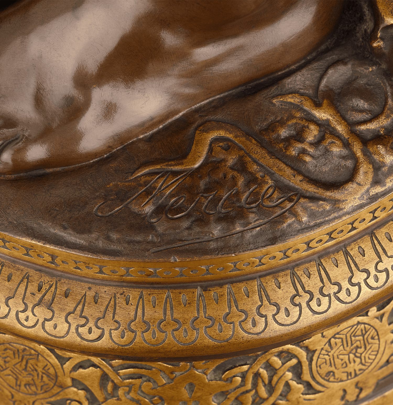 David Vainqueur de Goliath by Marius Jean Antonin Mercié