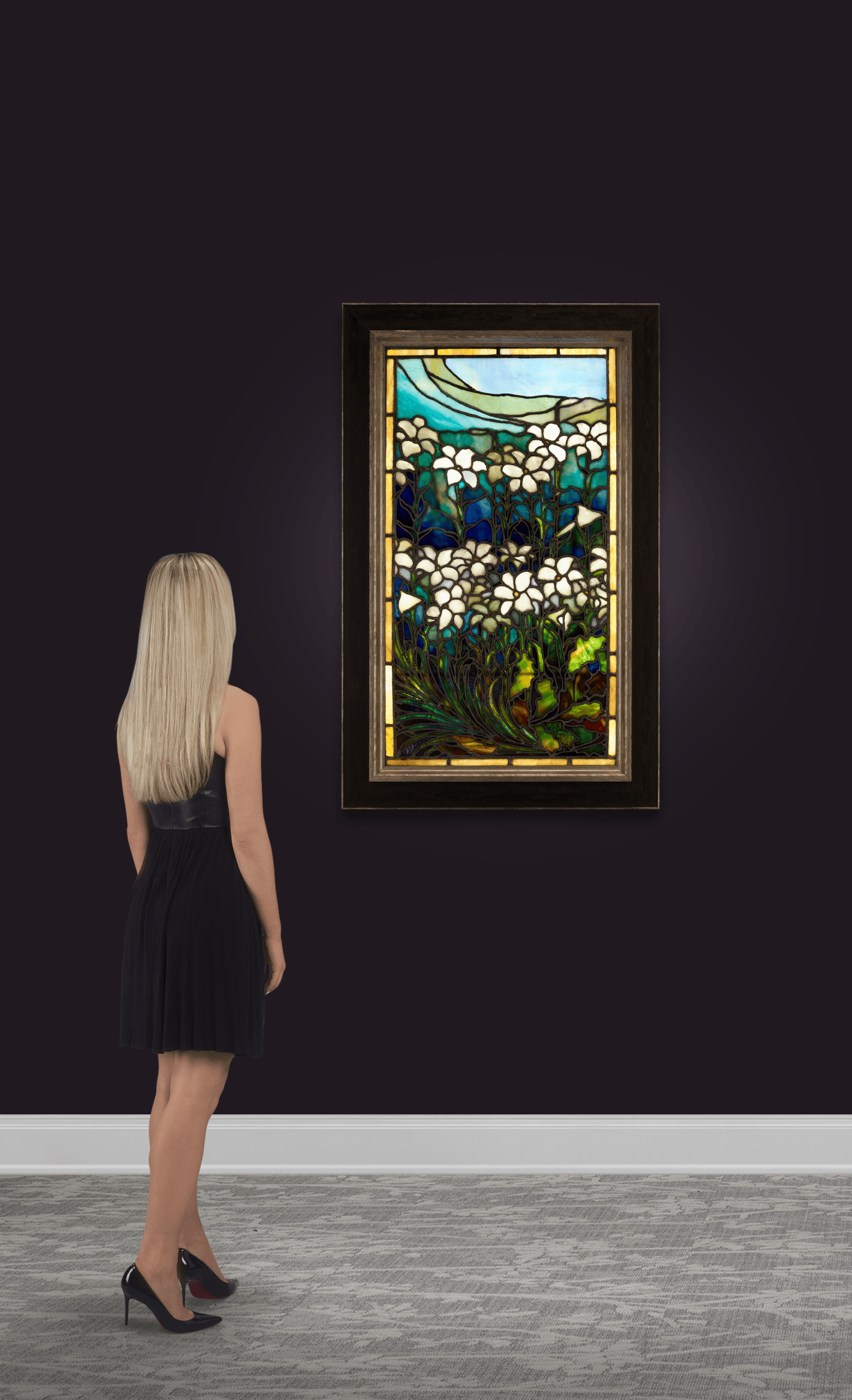 Tiffany Studios Lily Window