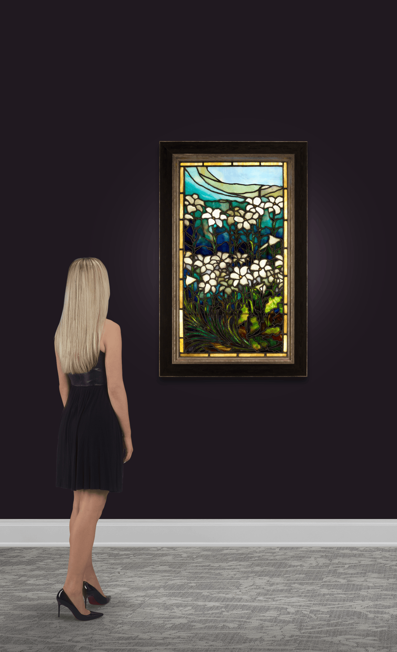Tiffany Studios Lily Window