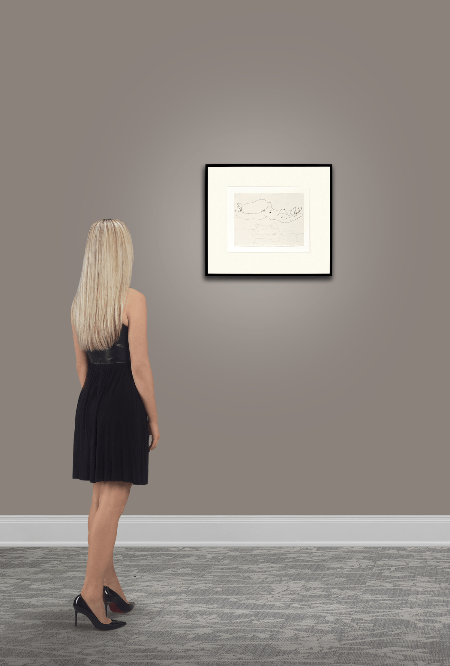 Nude with Shadow by Henri Matisse