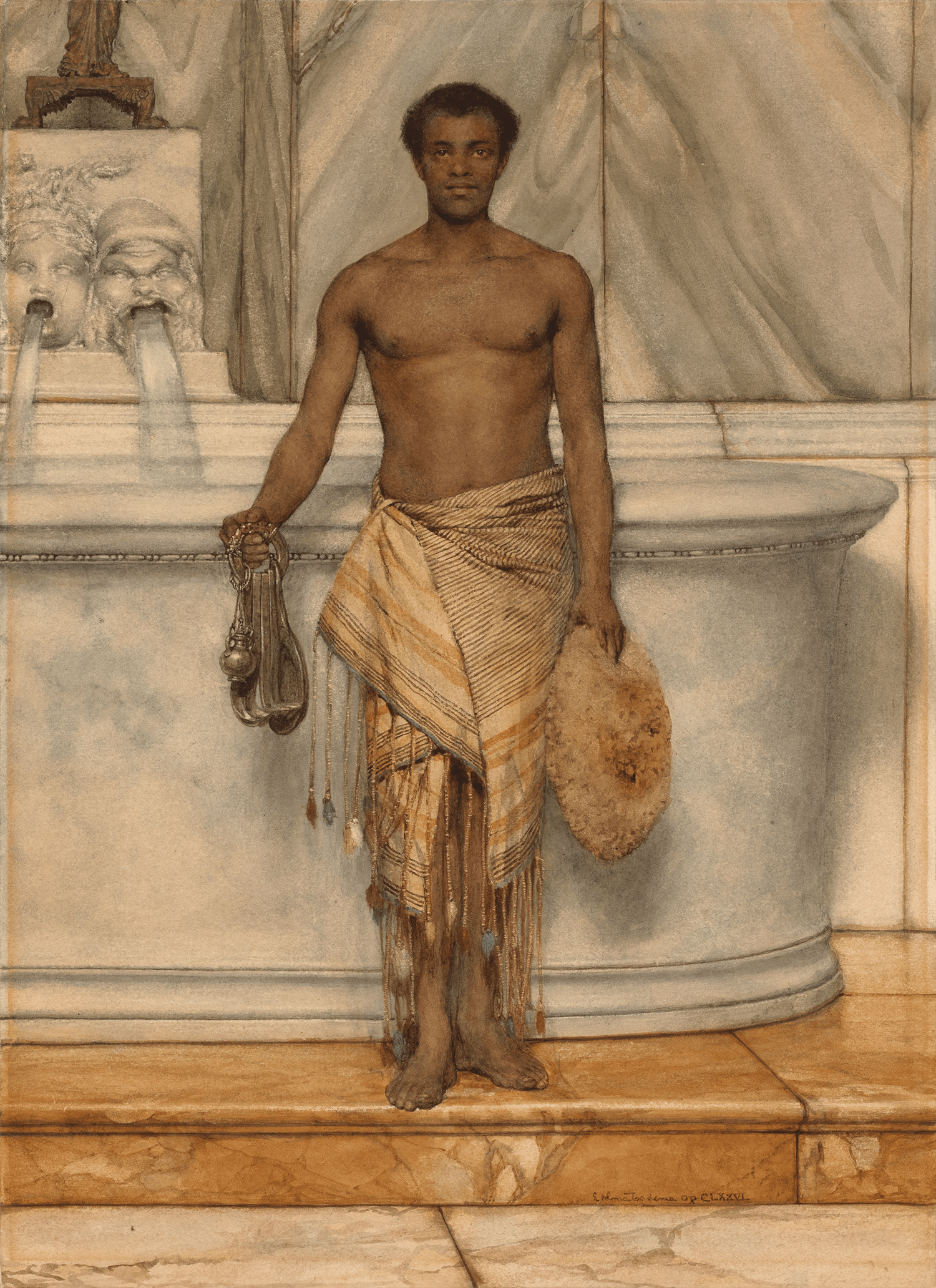 The Balneator by Sir Lawrence Alma-Tadema