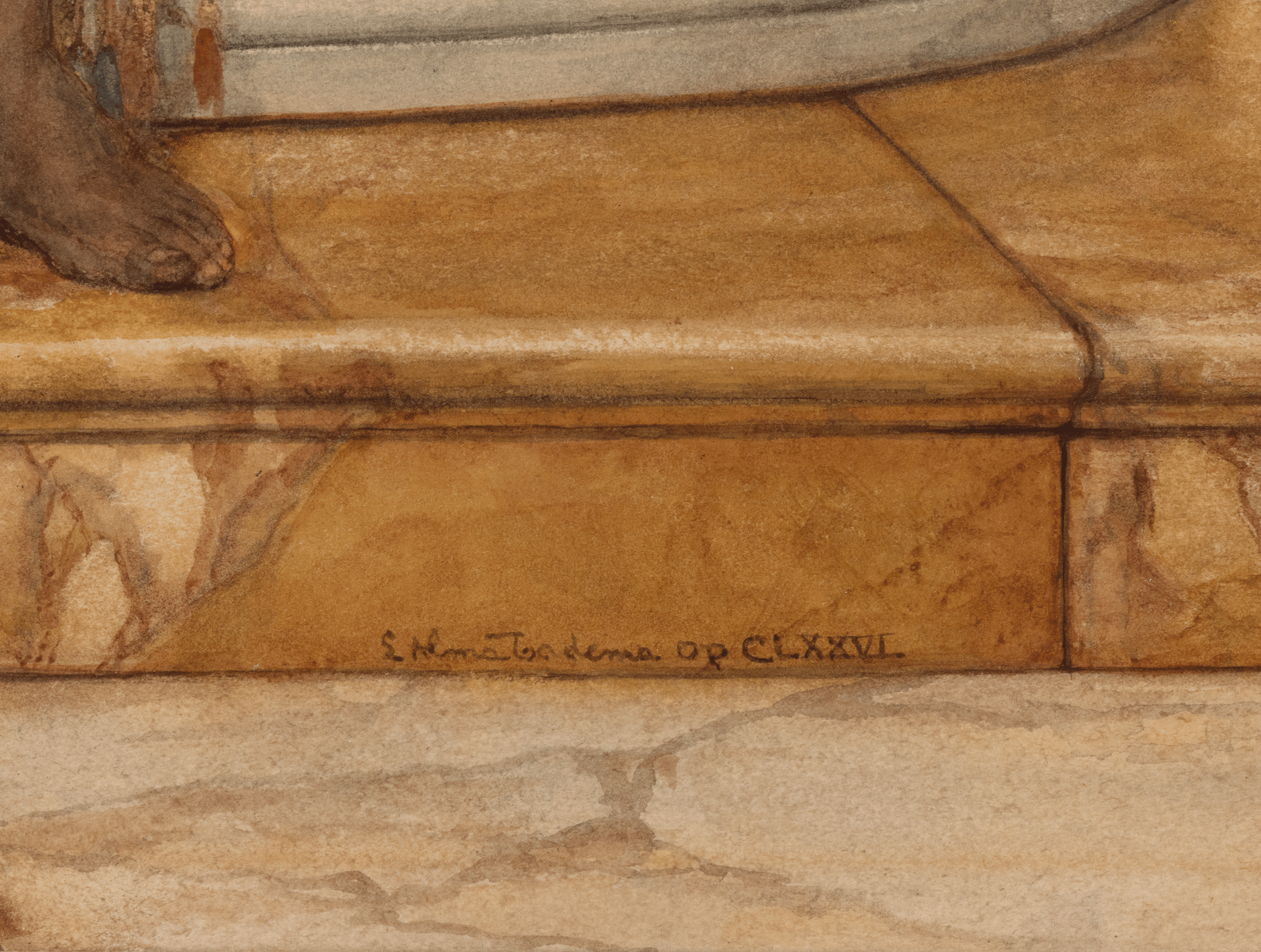 The Balneator by Sir Lawrence Alma-Tadema