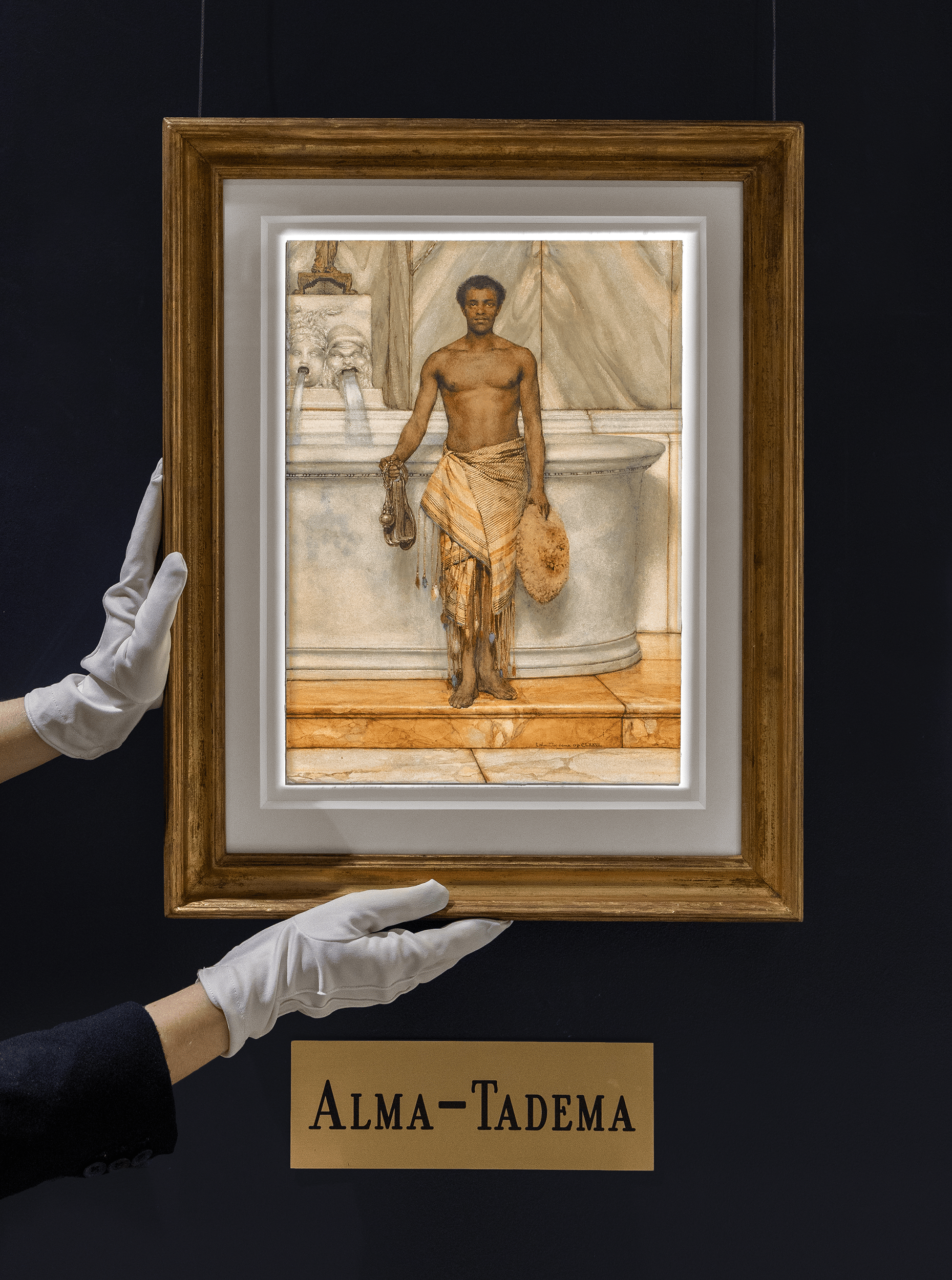 The Balneator by Sir Lawrence Alma-Tadema