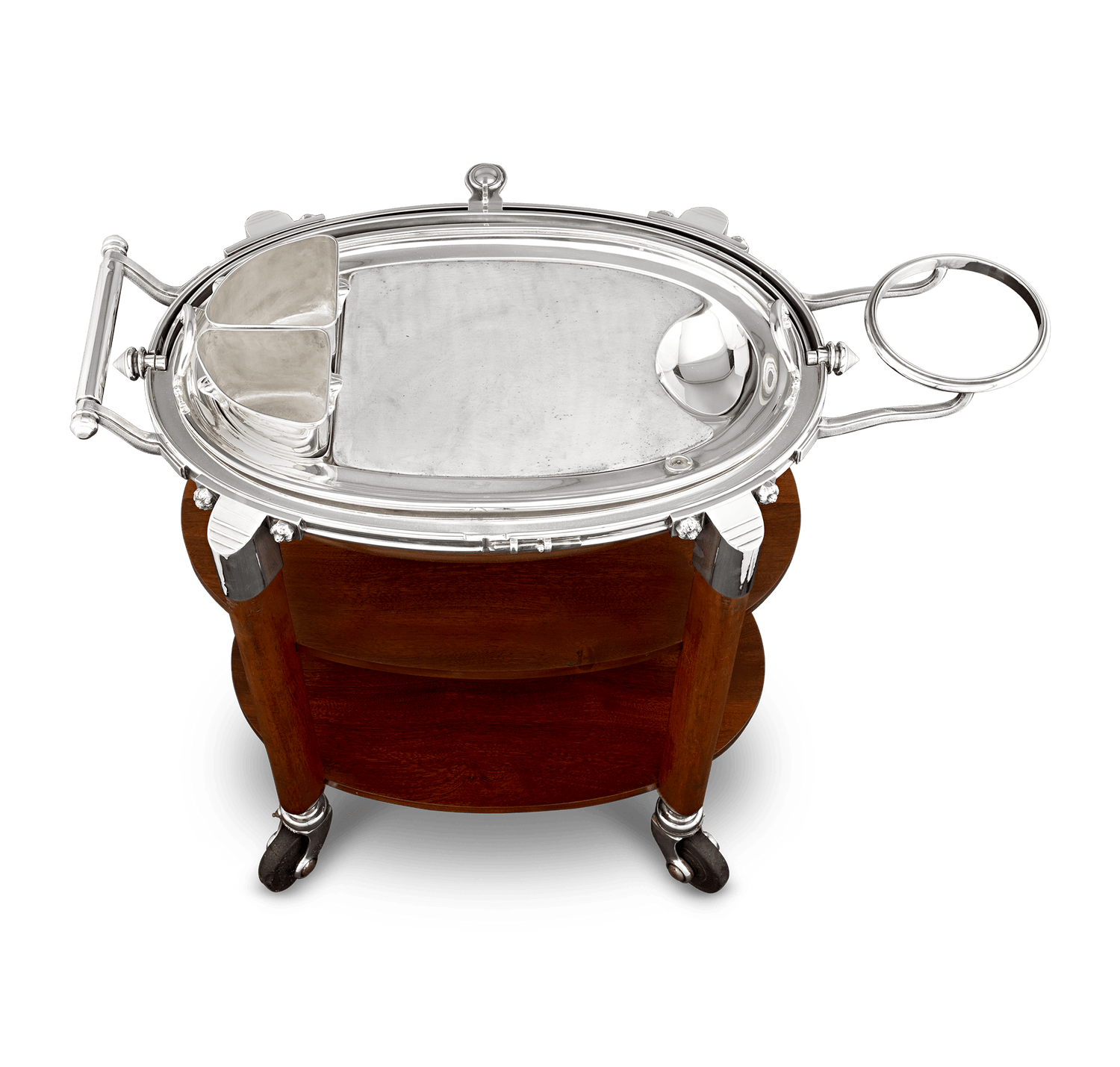 Silverplate Meat Trolley by Elkington & Co.