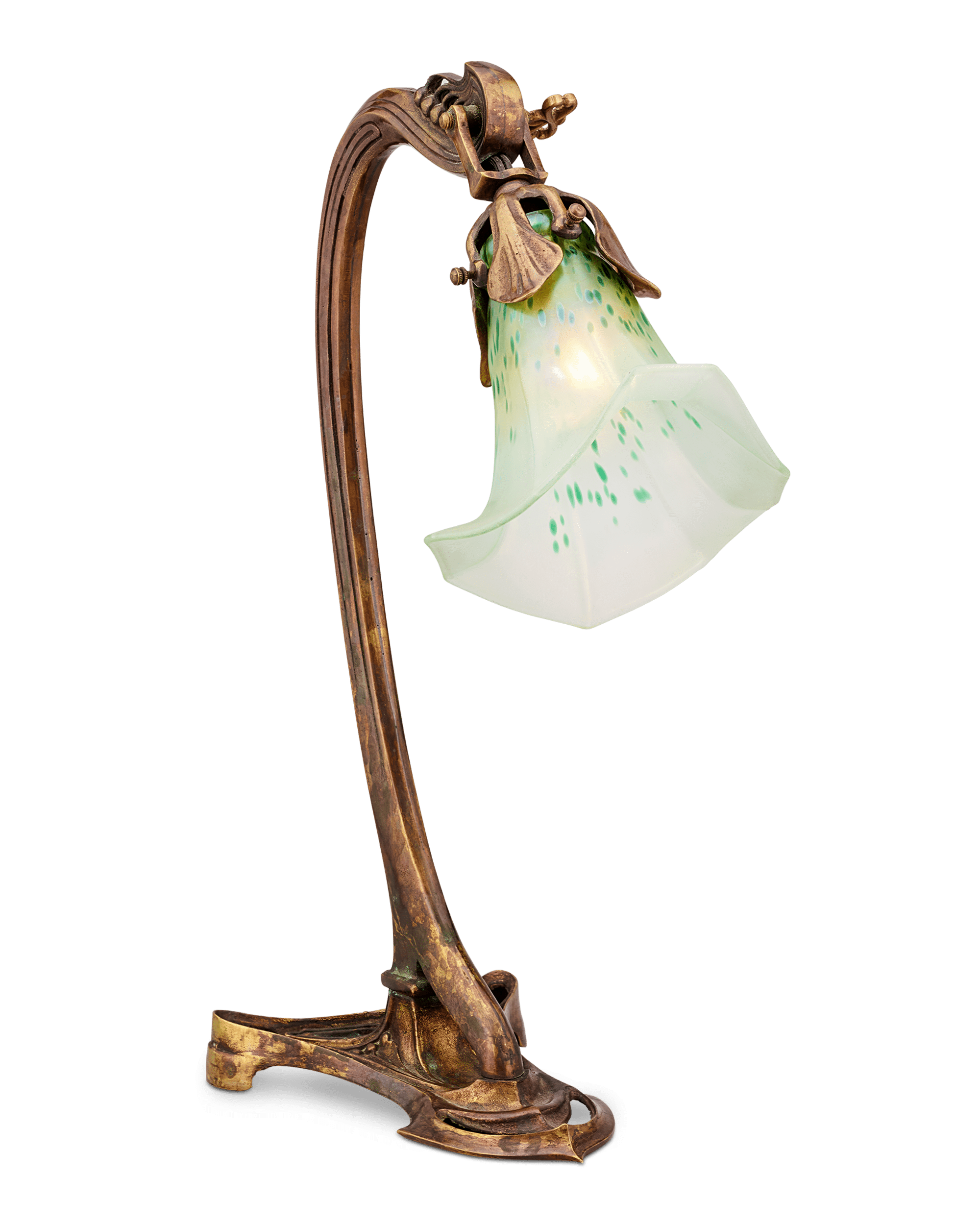 Loetz Floral Table Lamp