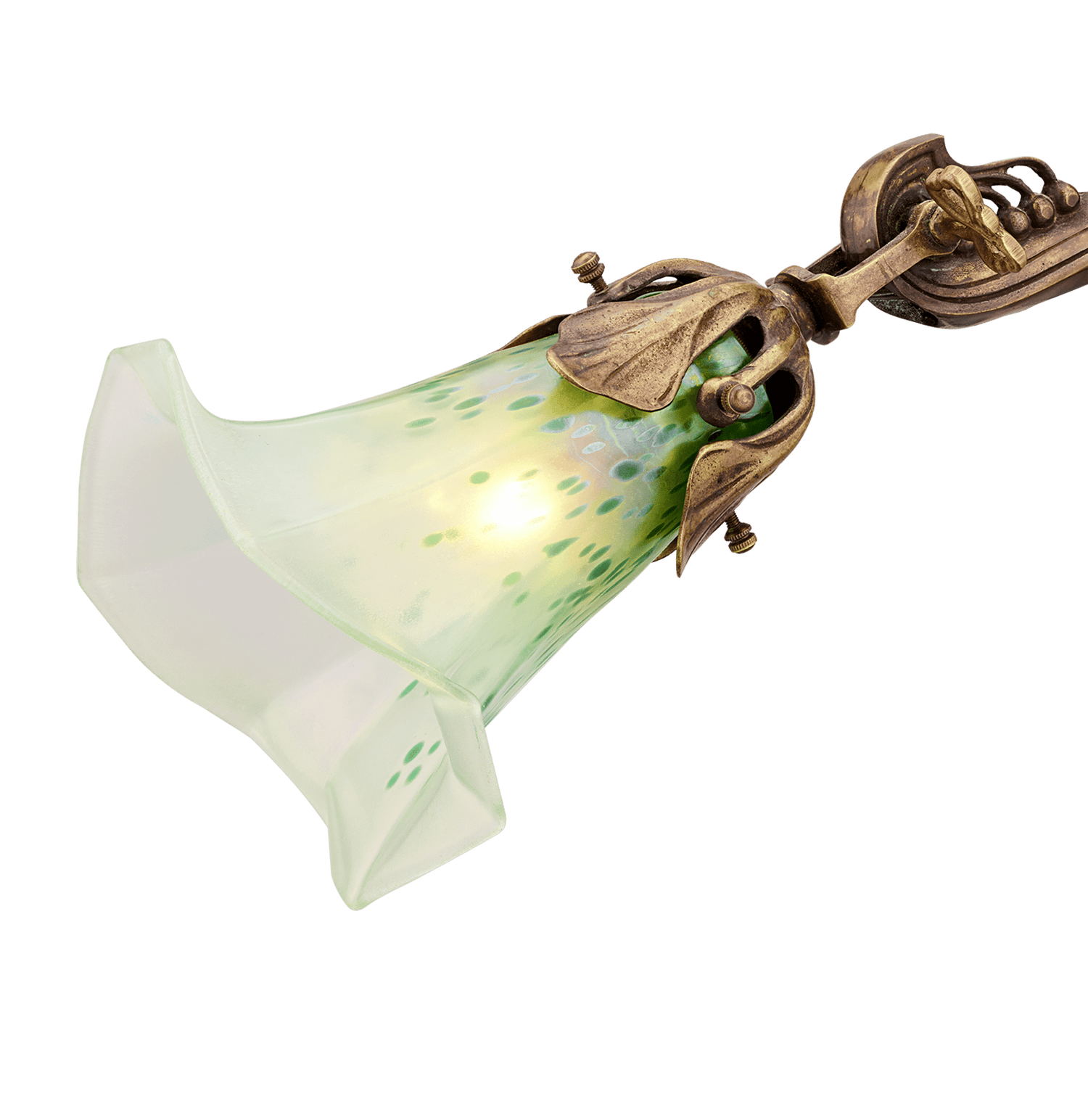 Loetz Floral Table Lamp