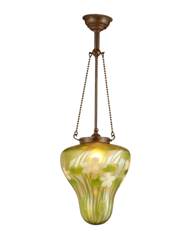Tiffany Studios Millefiore Glass Lantern from Louis C. Tiffany's Comfort Lodge
