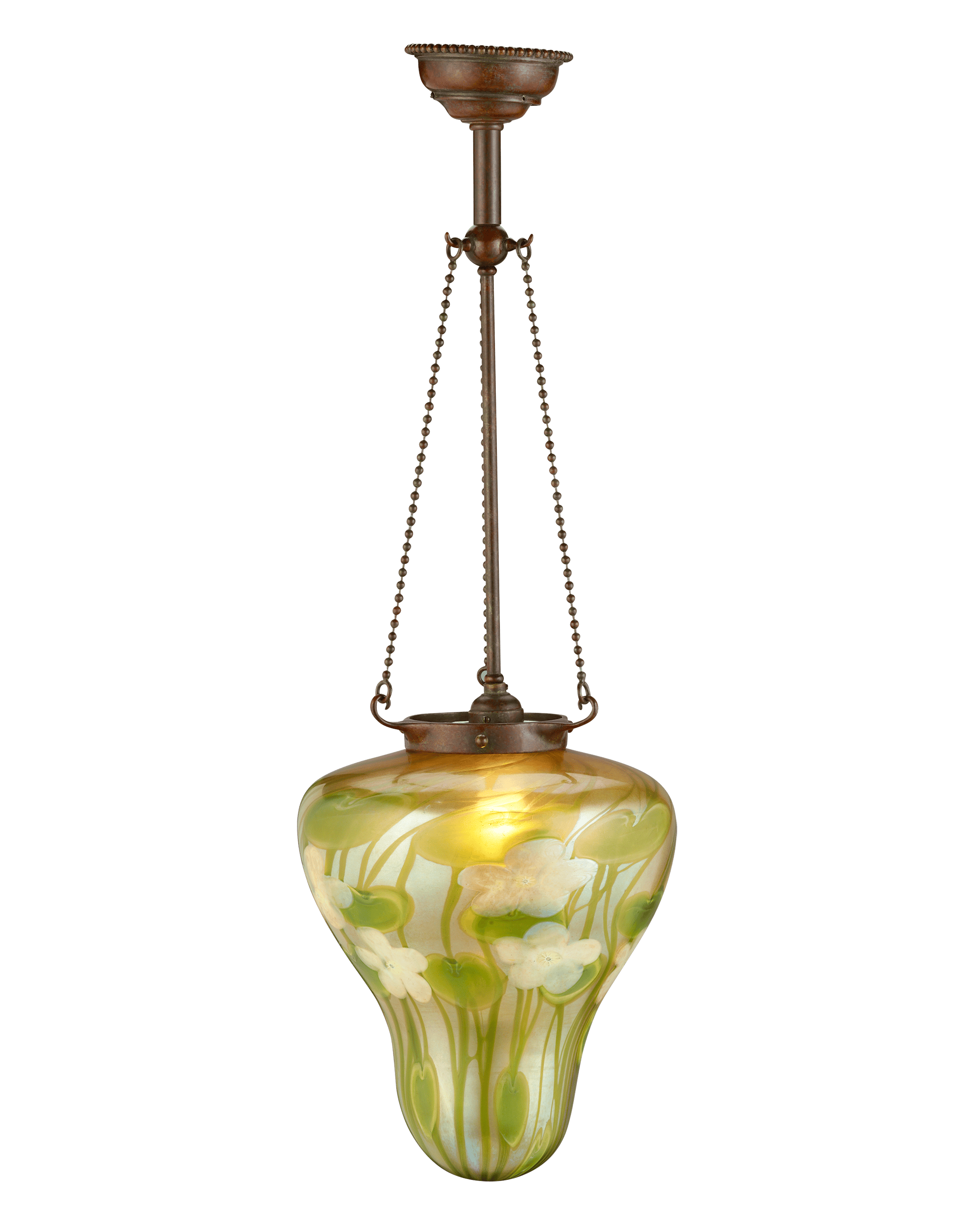 Tiffany Studios Millefiore Glass Lantern from Louis C. Tiffany's Tiffany Studios Millefiore Glass Lantern from Louis C. Tiffany's