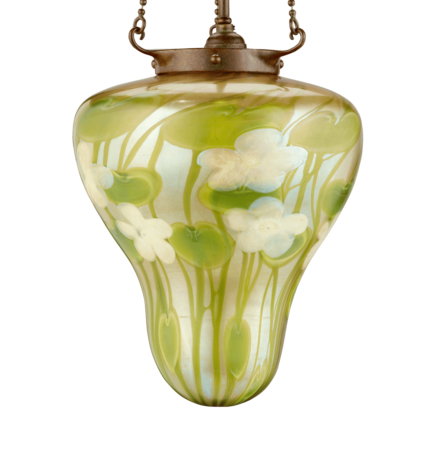 Tiffany Studios Millefiore Glass Lantern from Louis C. Tiffany's Comfort Lodge