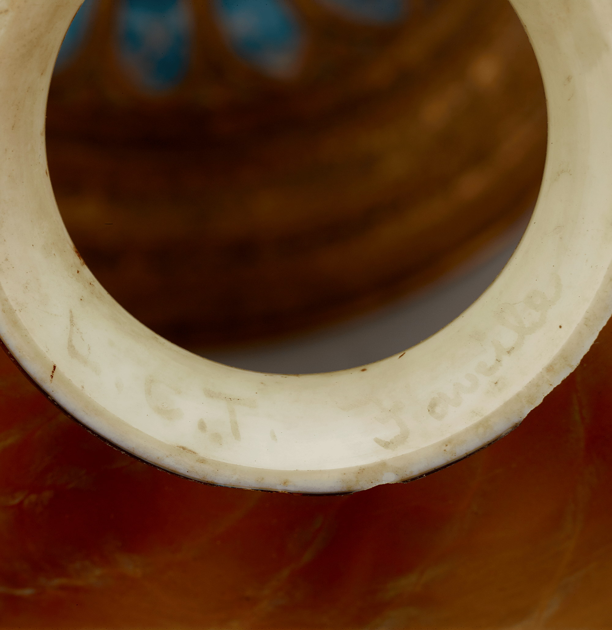 Tiffany Studios Damascene Lamp from Louis C. Tiffany's Comfort Lodge