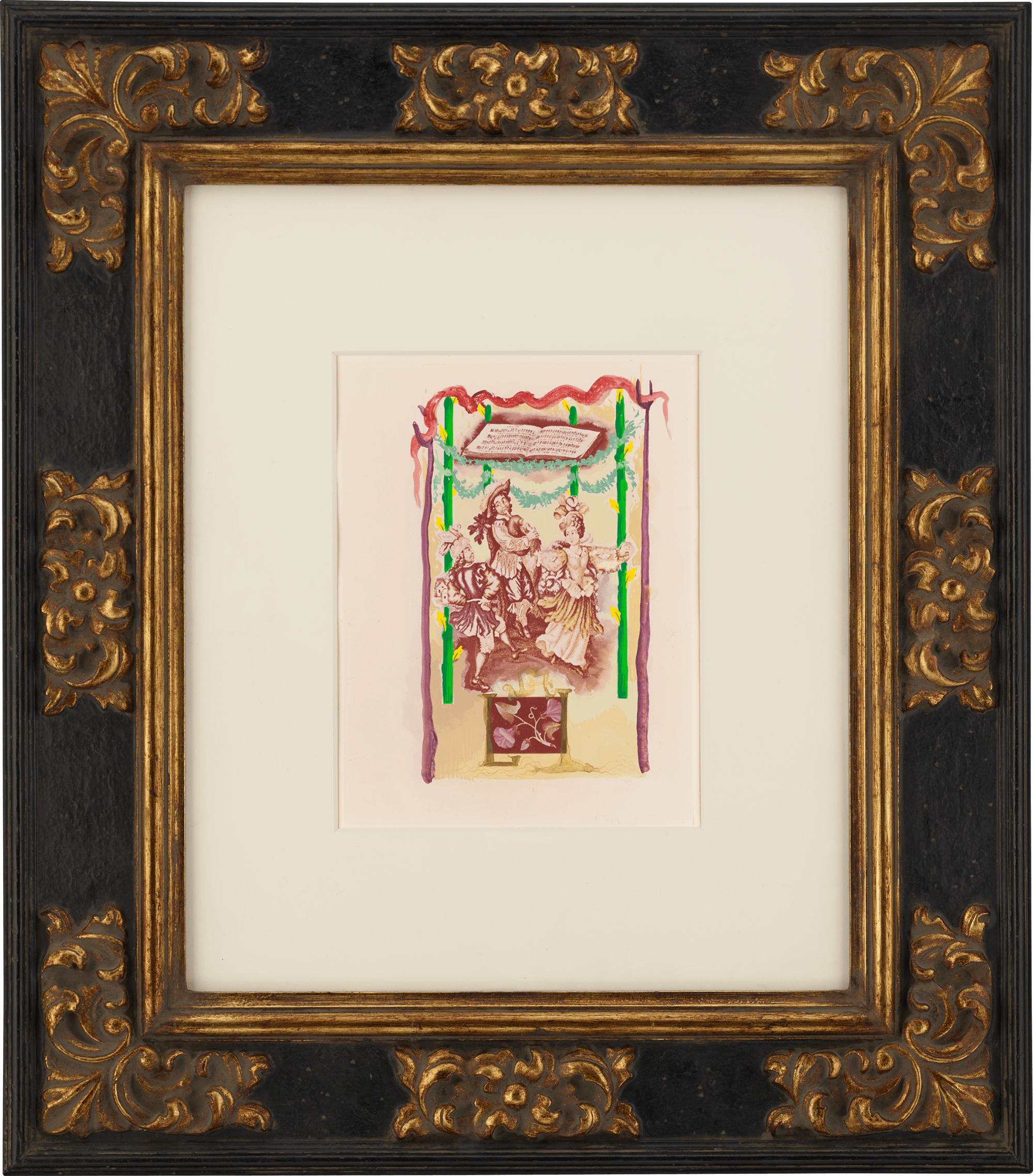 Four of Wands by Salvador Dalí