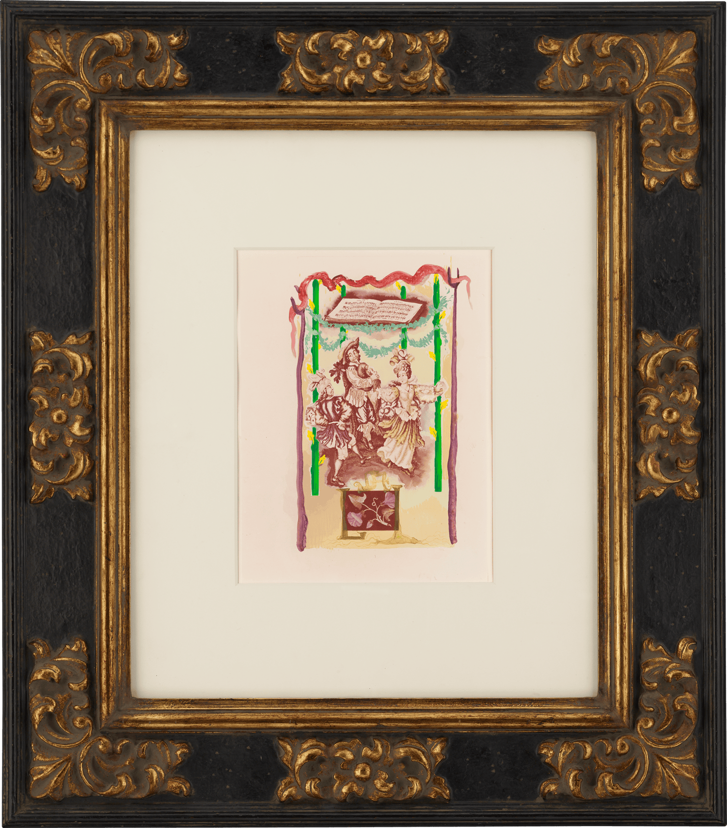 Four of Wands by Salvador Dalí