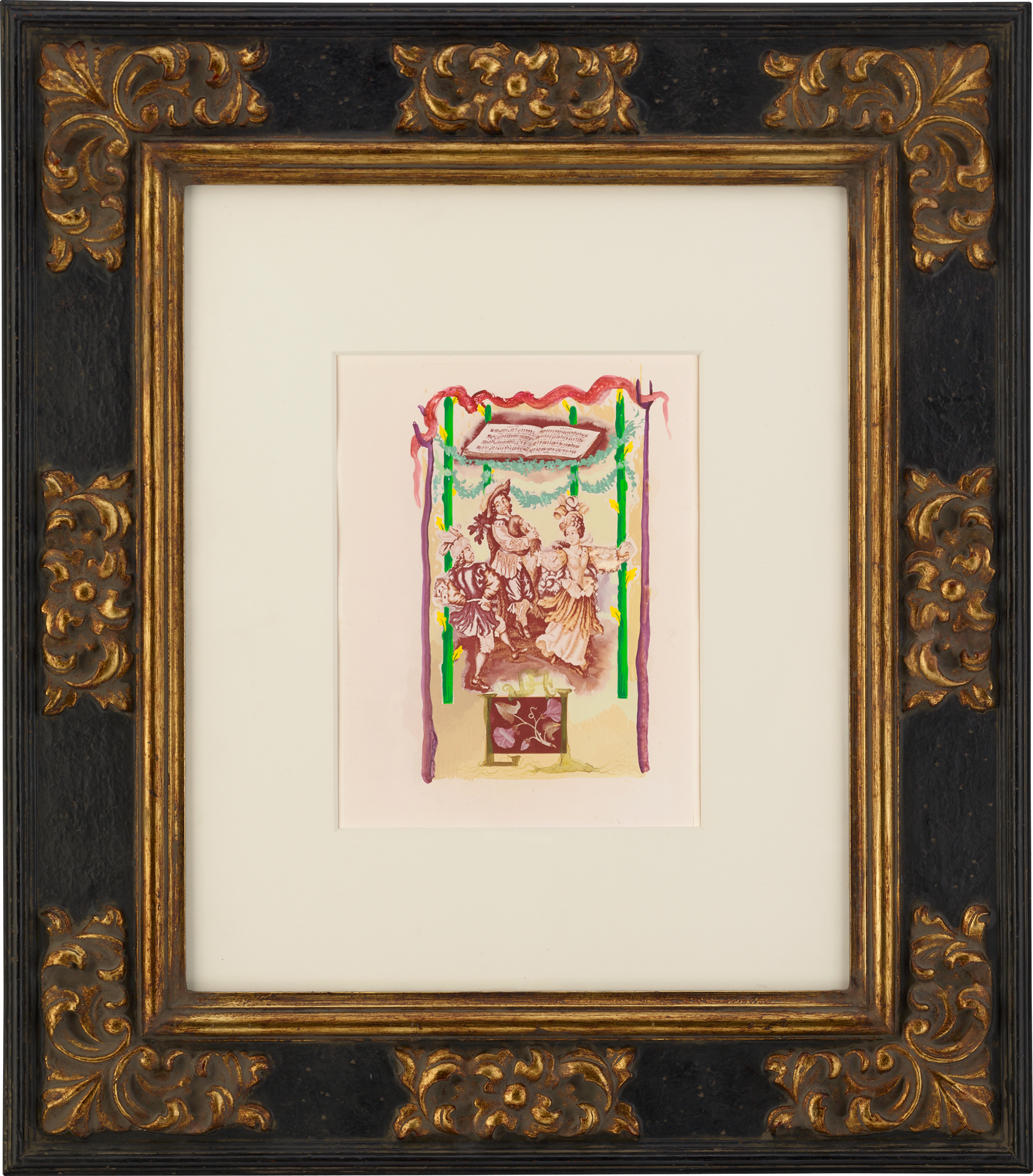 Four of Wands by Salvador Dalí