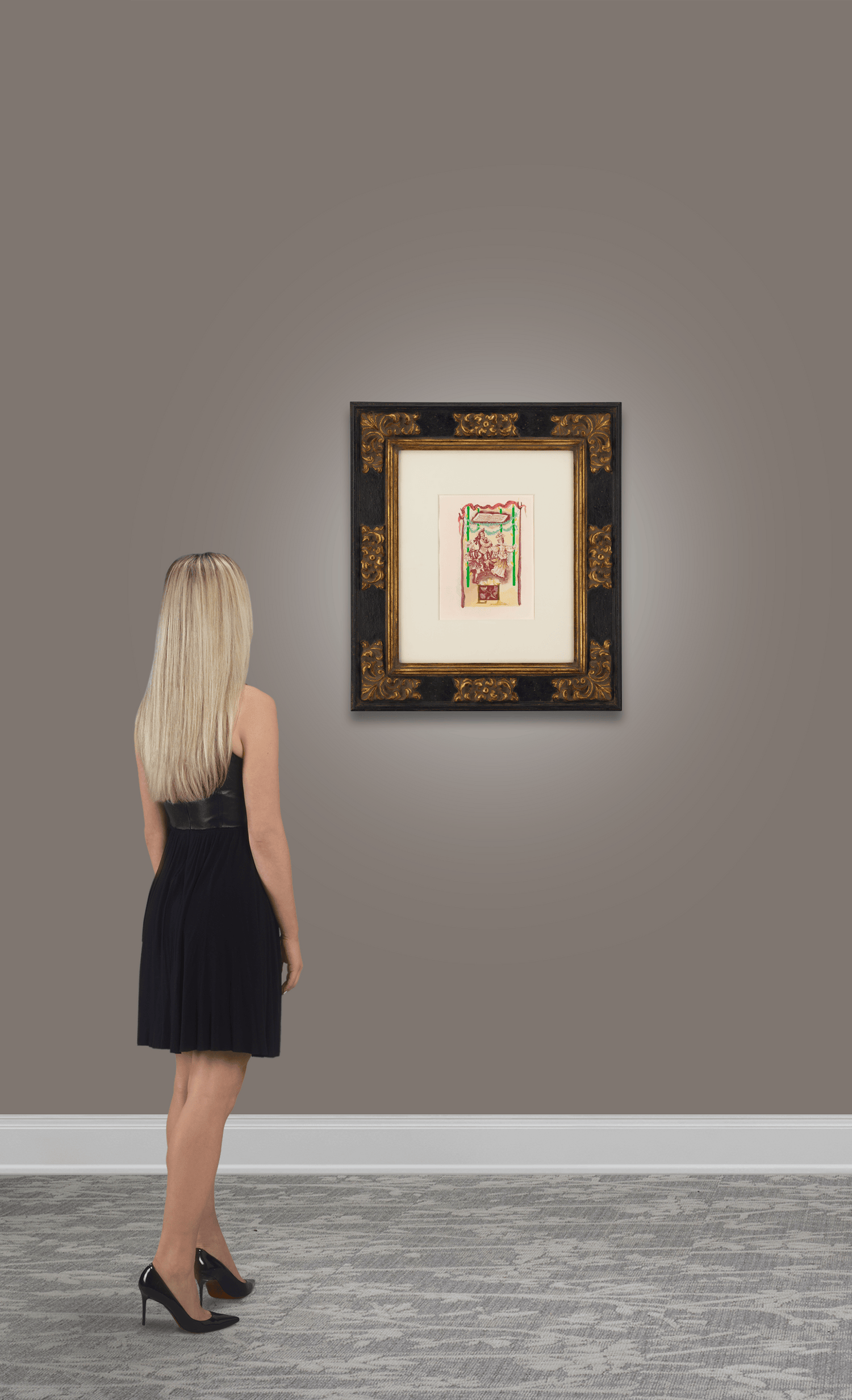 Four of Wands by Salvador Dalí