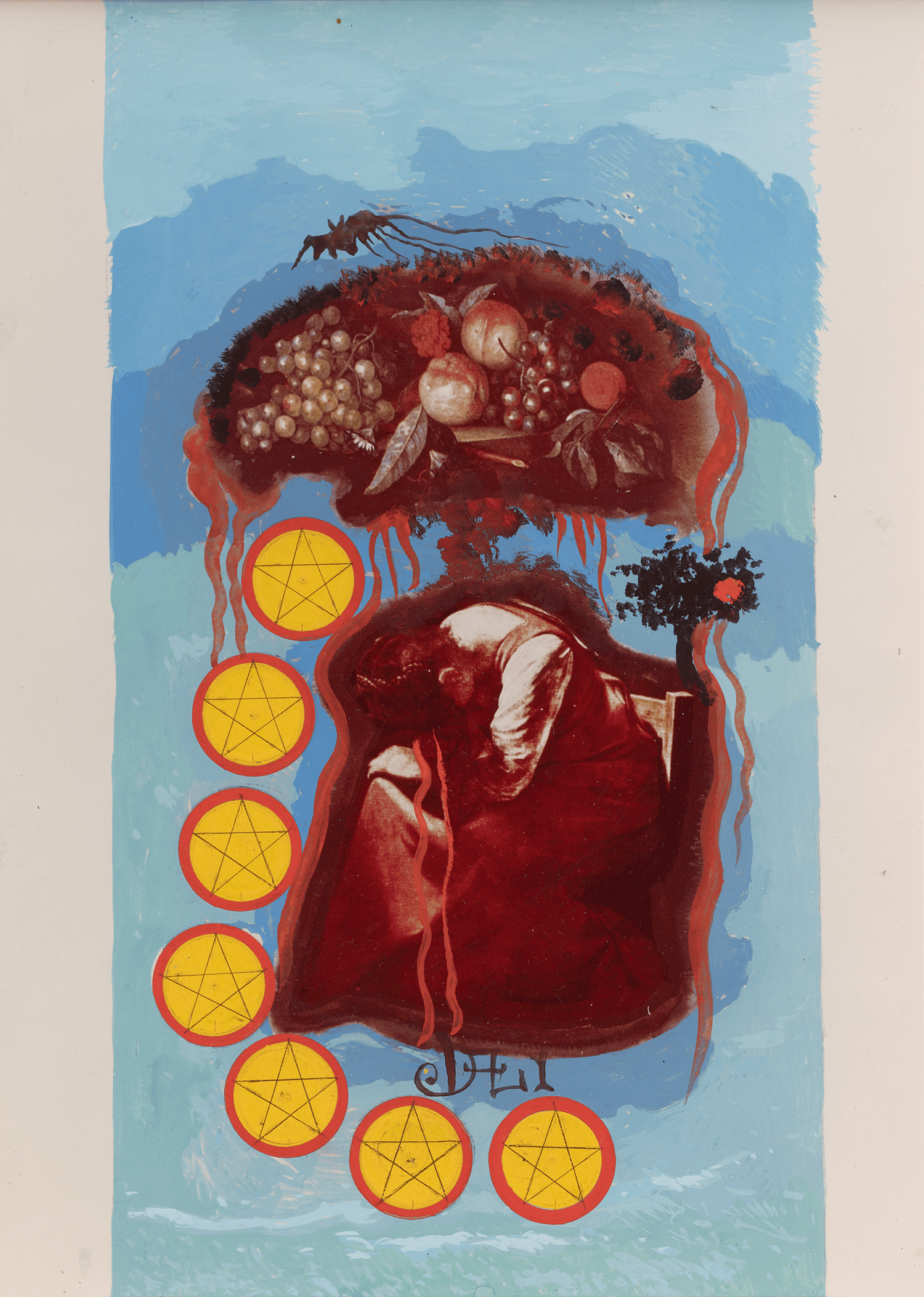 Seven of Pentacles by Salvador Dalí