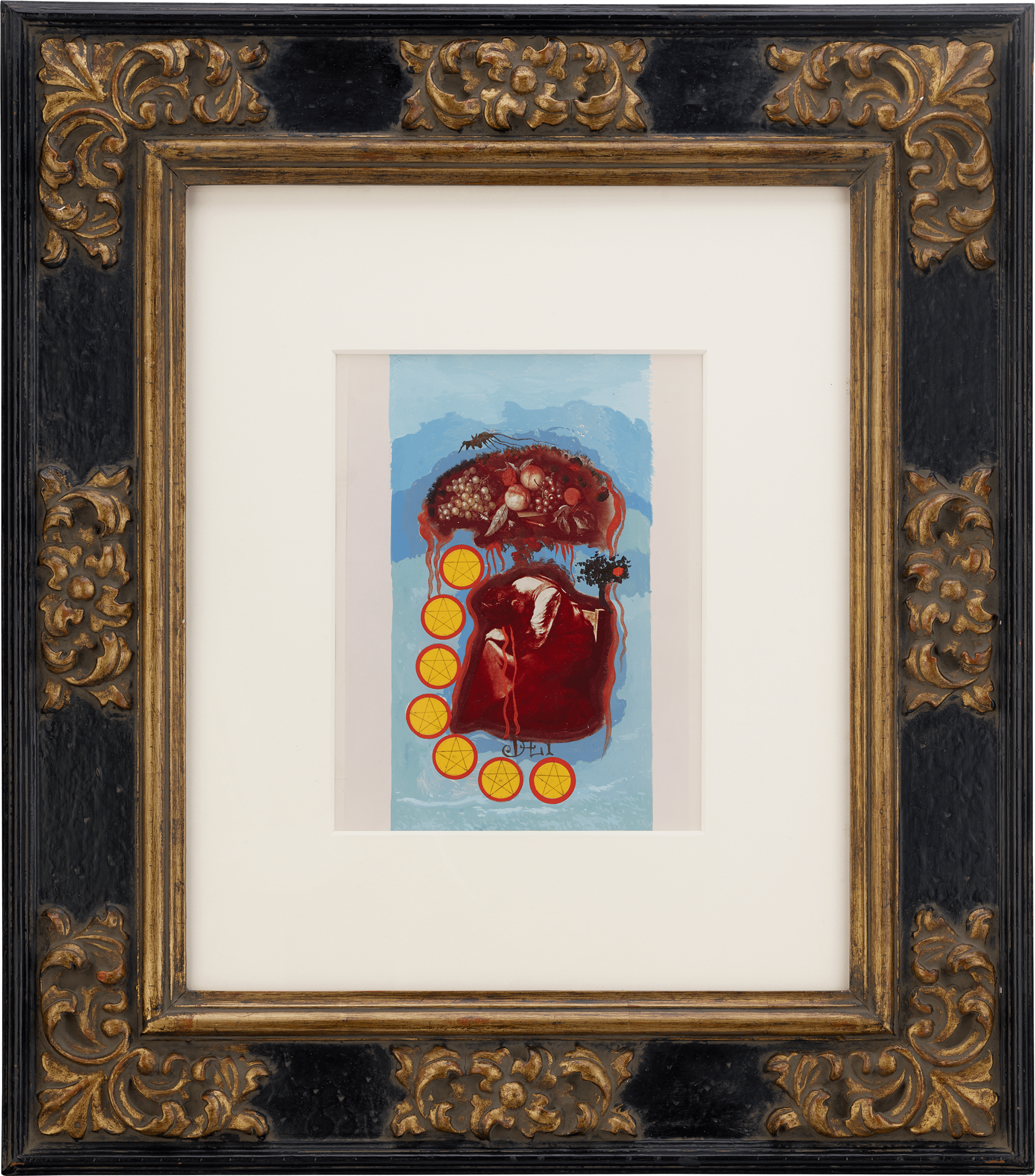 Seven of Pentacles by Salvador Dalí