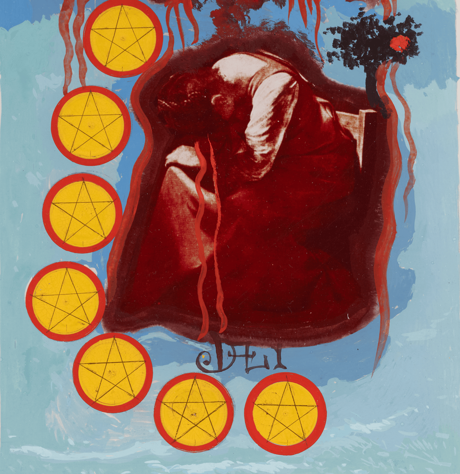 Seven of Pentacles by Salvador Dalí