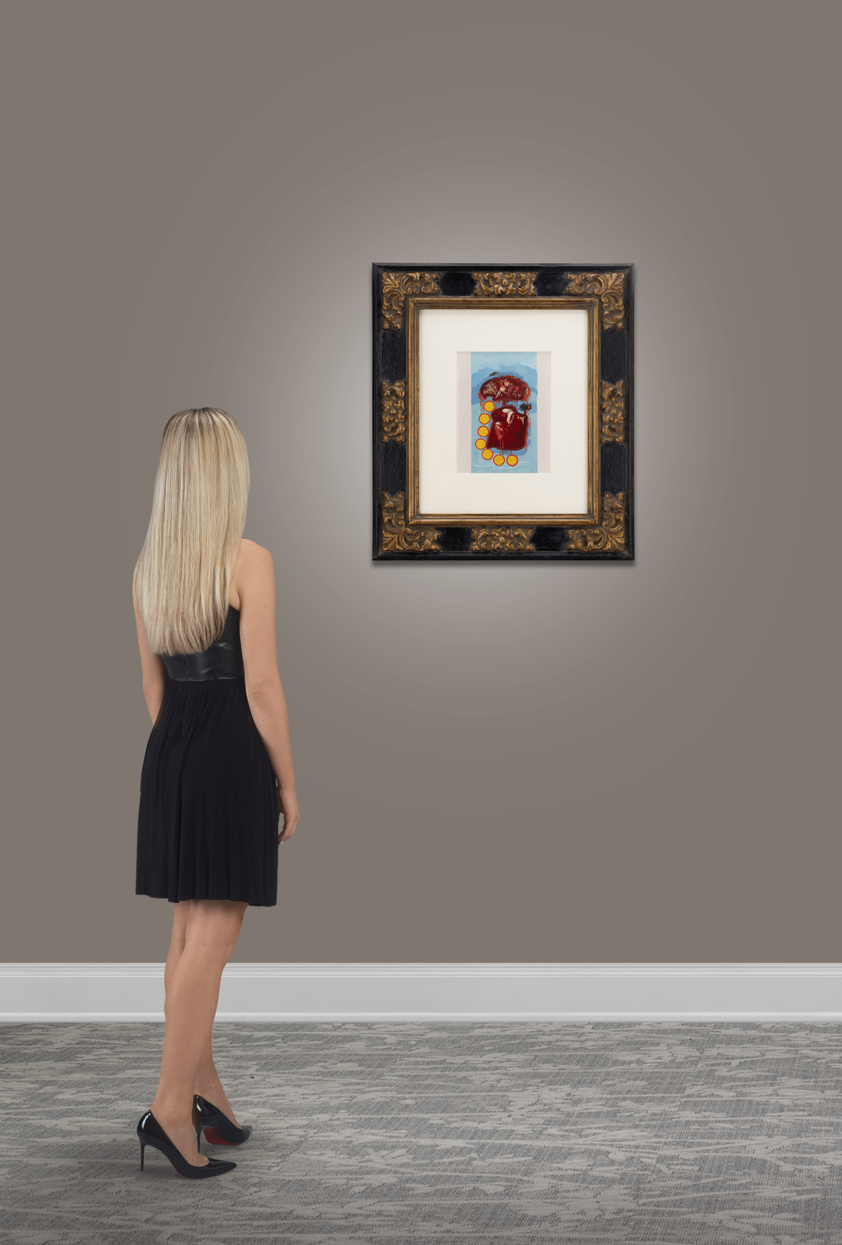 Seven of Pentacles by Salvador Dalí