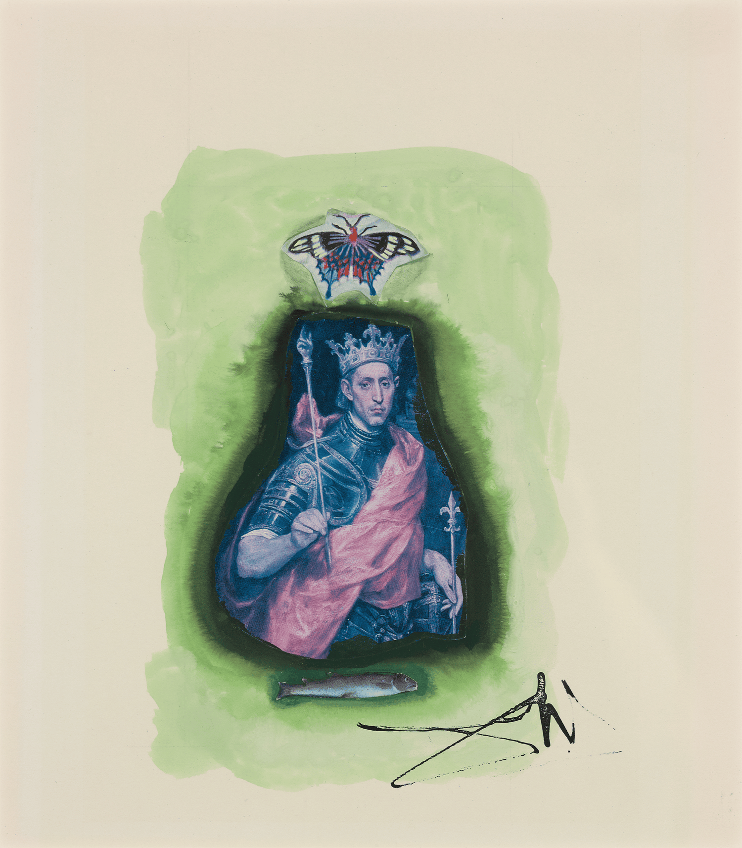 King of Swords by Salvador Dalí