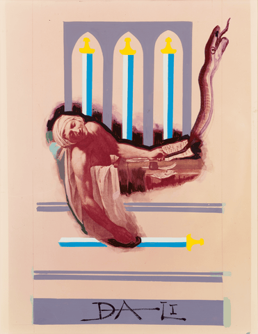 Four of Swords by Salvador Dalí