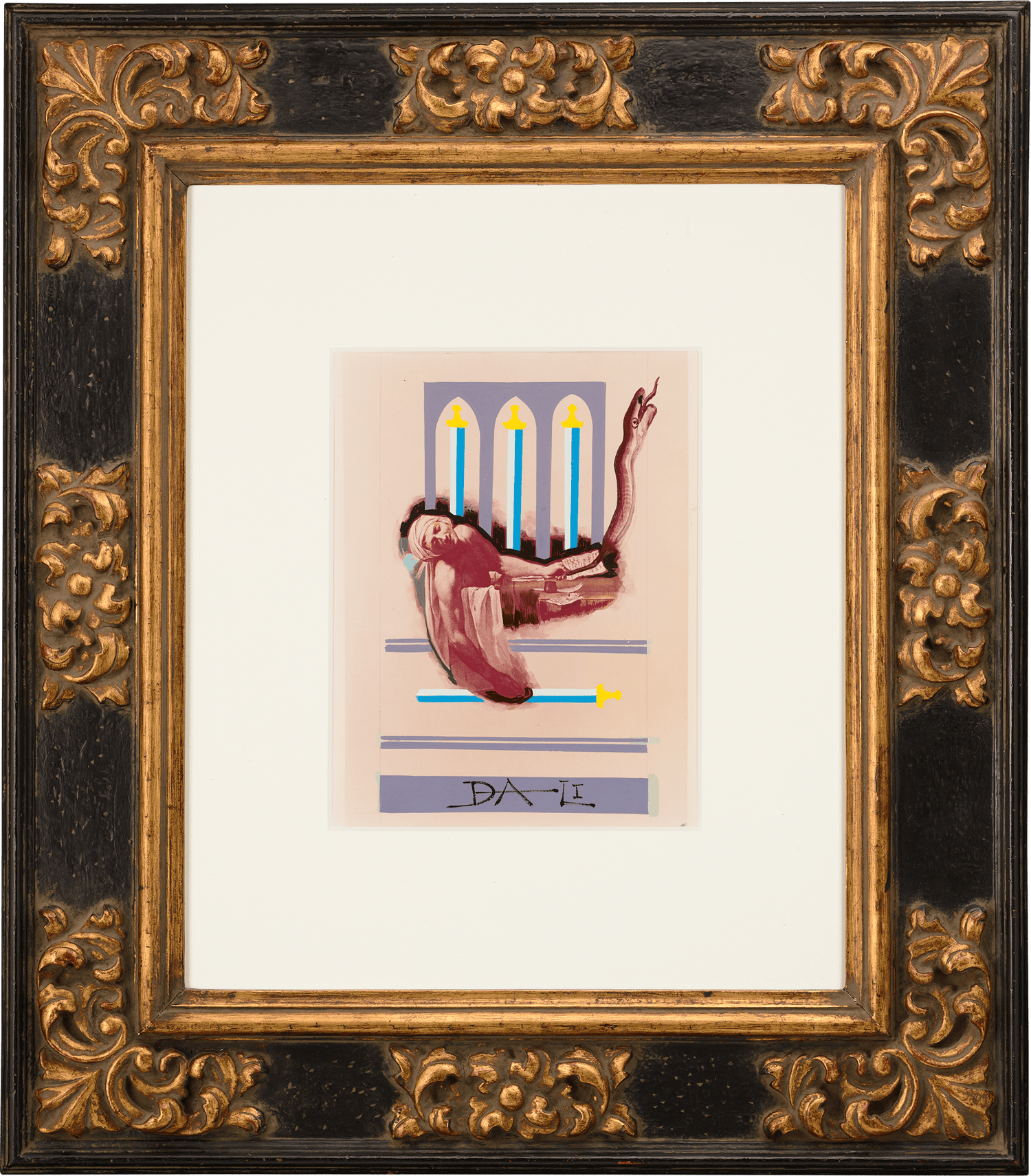 Four of Swords by Salvador Dalí