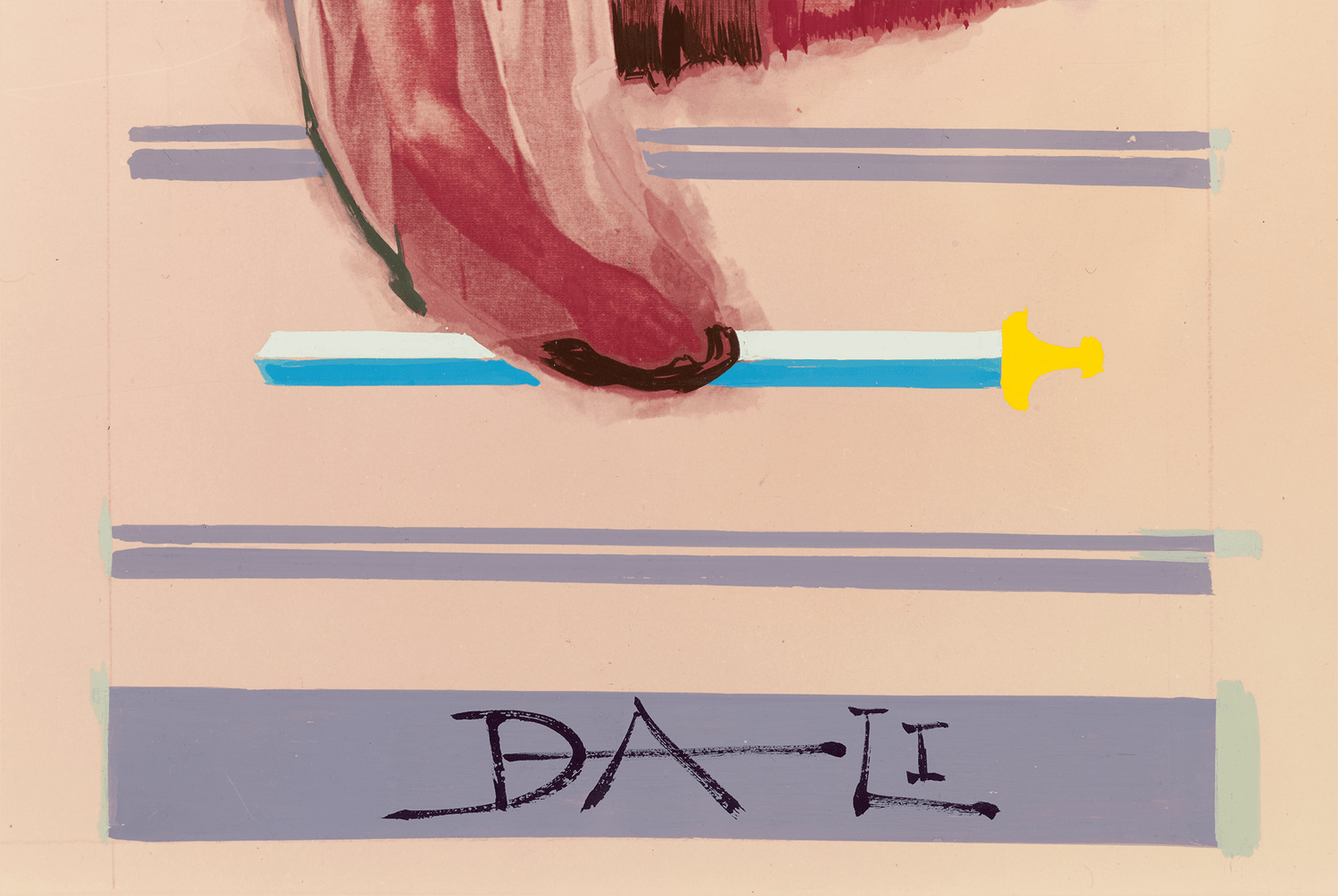 Four of Swords by Salvador Dalí