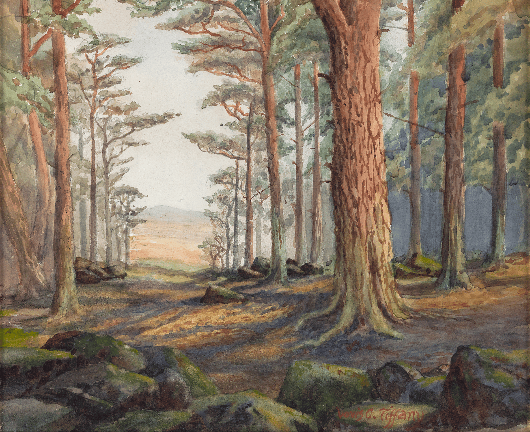 White Mountains of New Hampshire by Louis Comfort Tiffany
