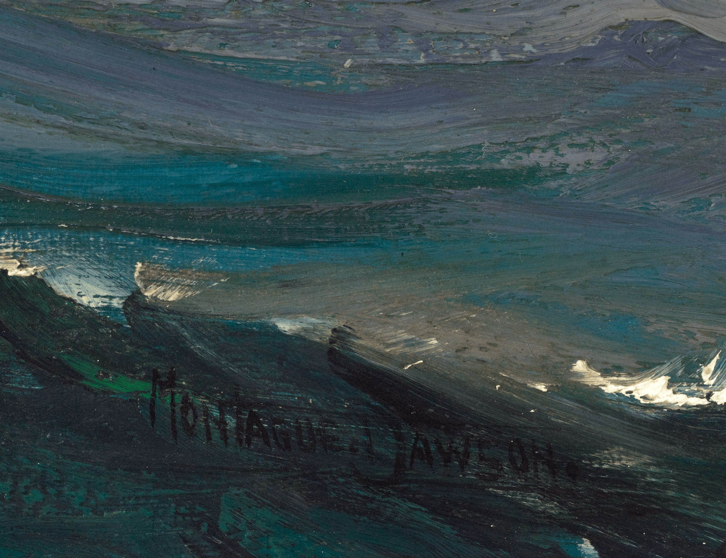 The Atlantic Packet Albion of the Black Ball Line by Montague Dawson