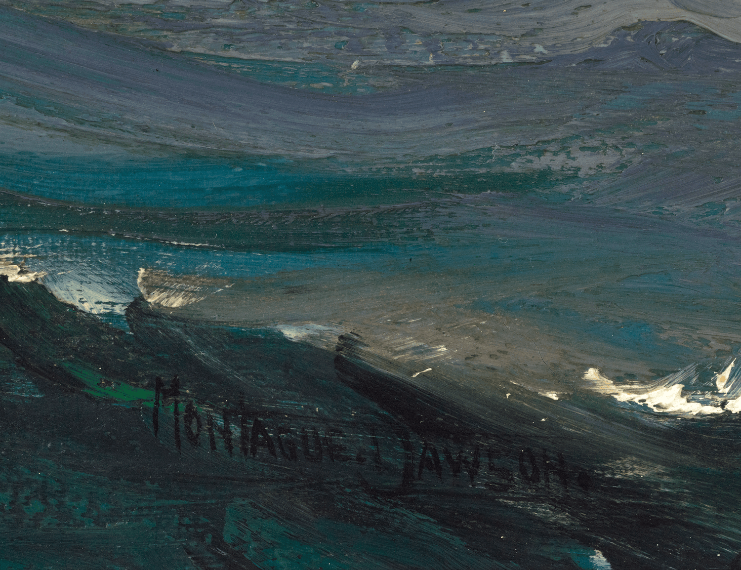 The Atlantic Packet Albion of the Black Ball Line by Montague Dawson