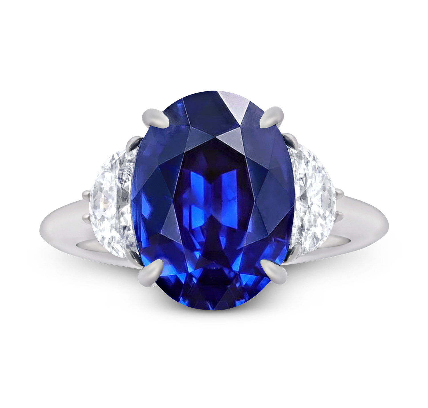 Sapphire Ring, 6.37 Carats