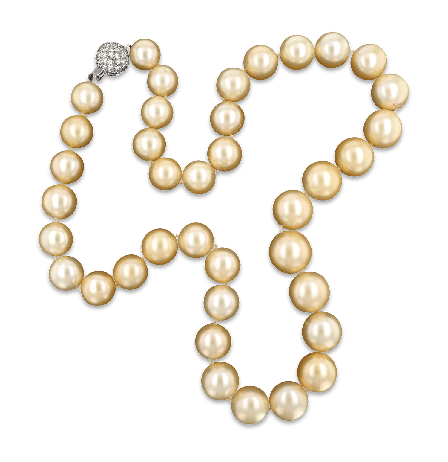 Golden South Sea Pearl Necklace