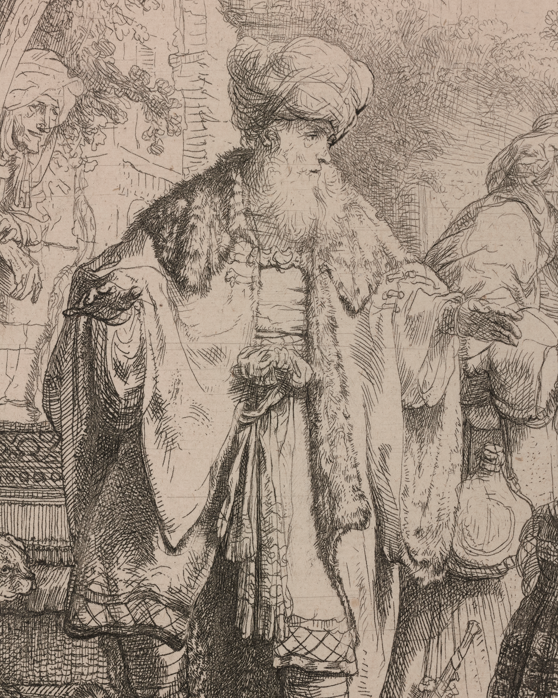 Abraham Casting Out Hagar and Ishmael by Rembrandt van Rijn