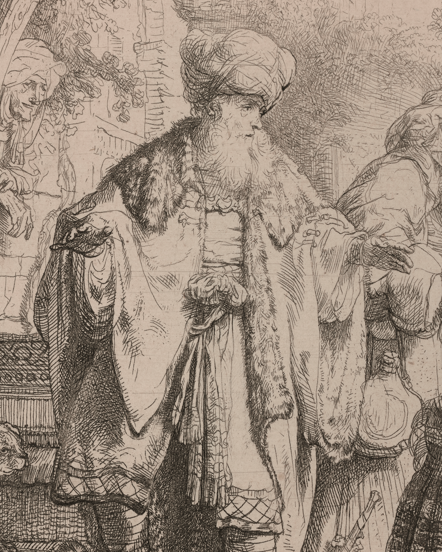 Abraham Casting Out Hagar and Ishmael by Rembrandt van Rijn