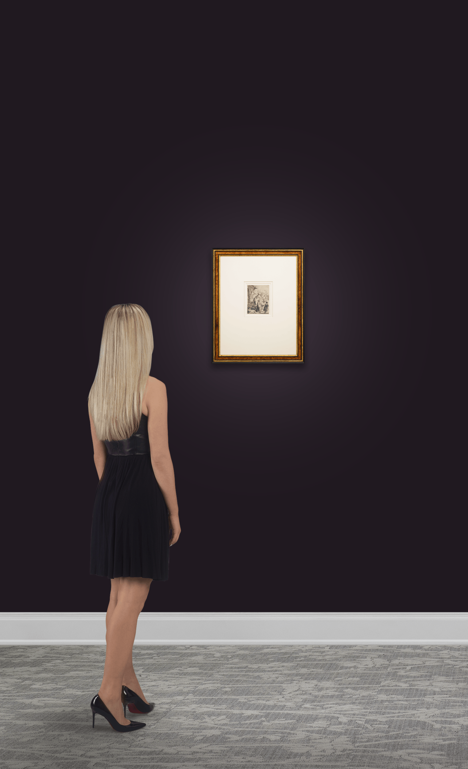 Abraham Casting Out Hagar and Ishmael by Rembrandt van Rijn