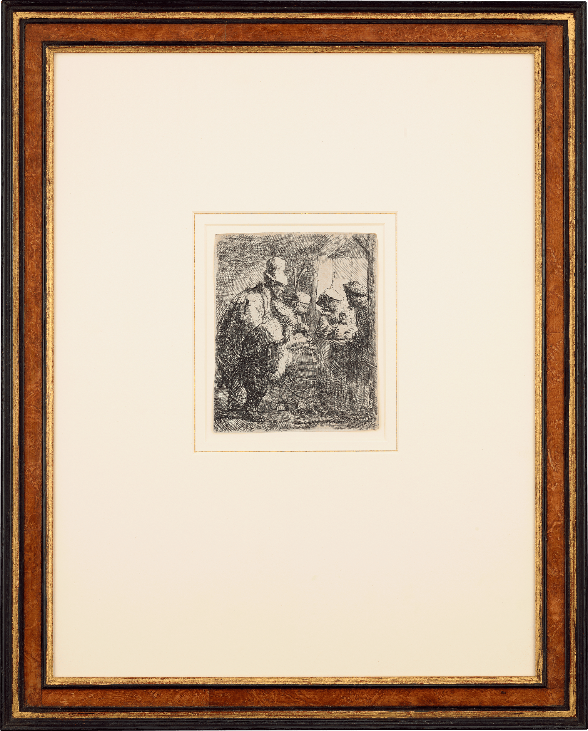 The Strolling Musicians by Rembrandt van Rijn