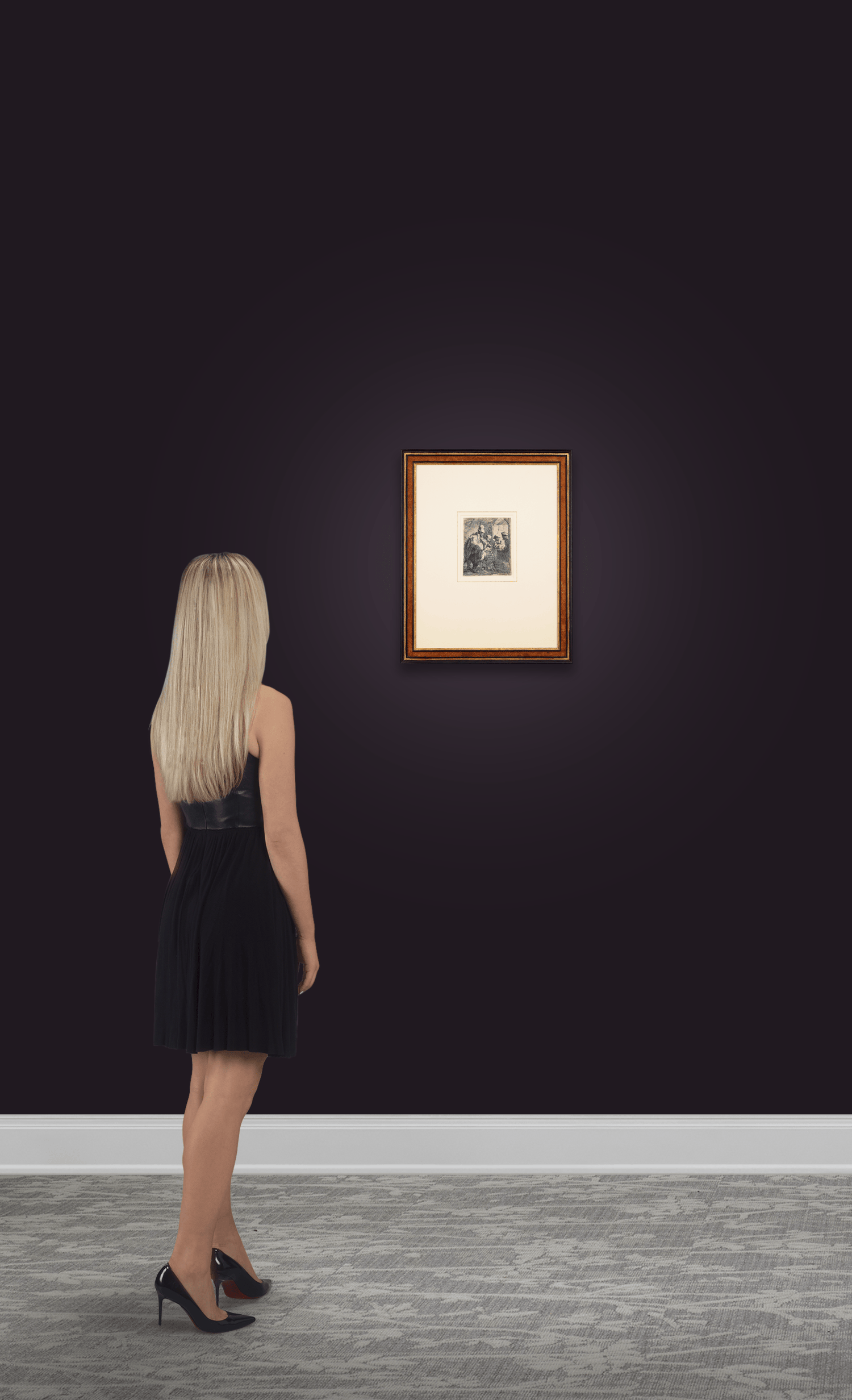 The Strolling Musicians by Rembrandt van Rijn