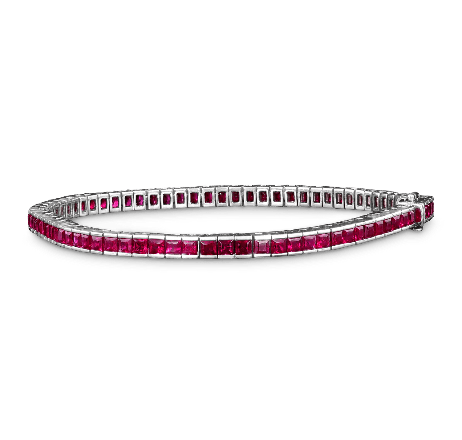 Ruby Line Bracelet, 7.00 Carats