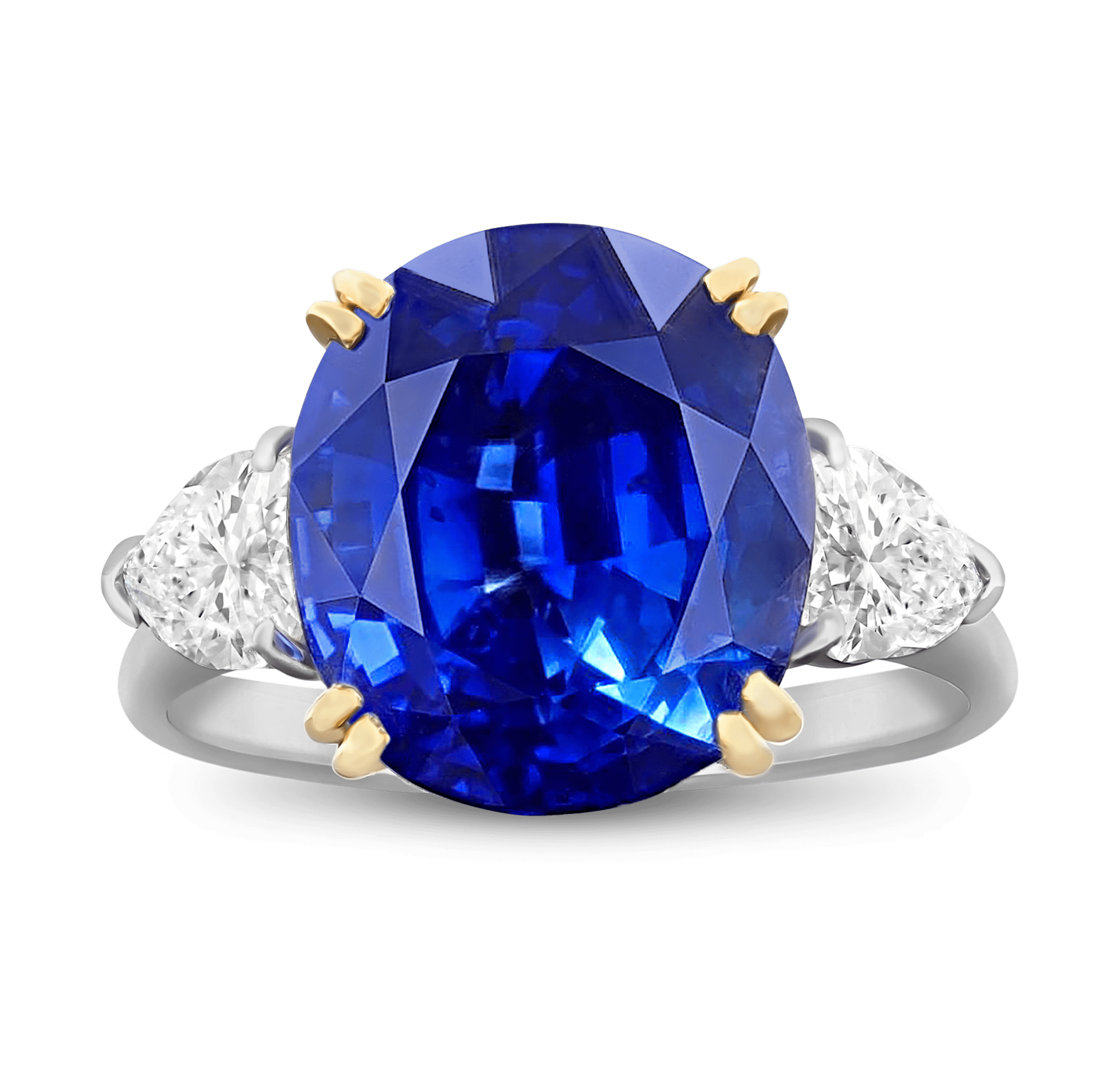 Ceylon Sapphire Ring, 10.52 Carats