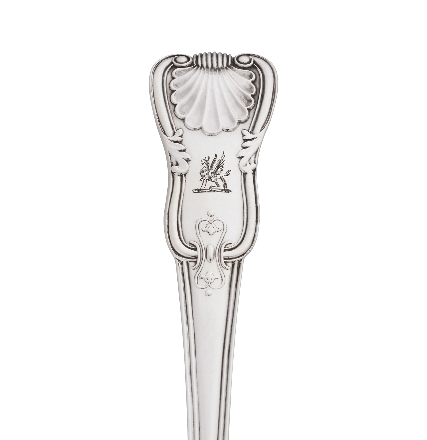 Pair of Victorian Sterling Silver Serving Spoons