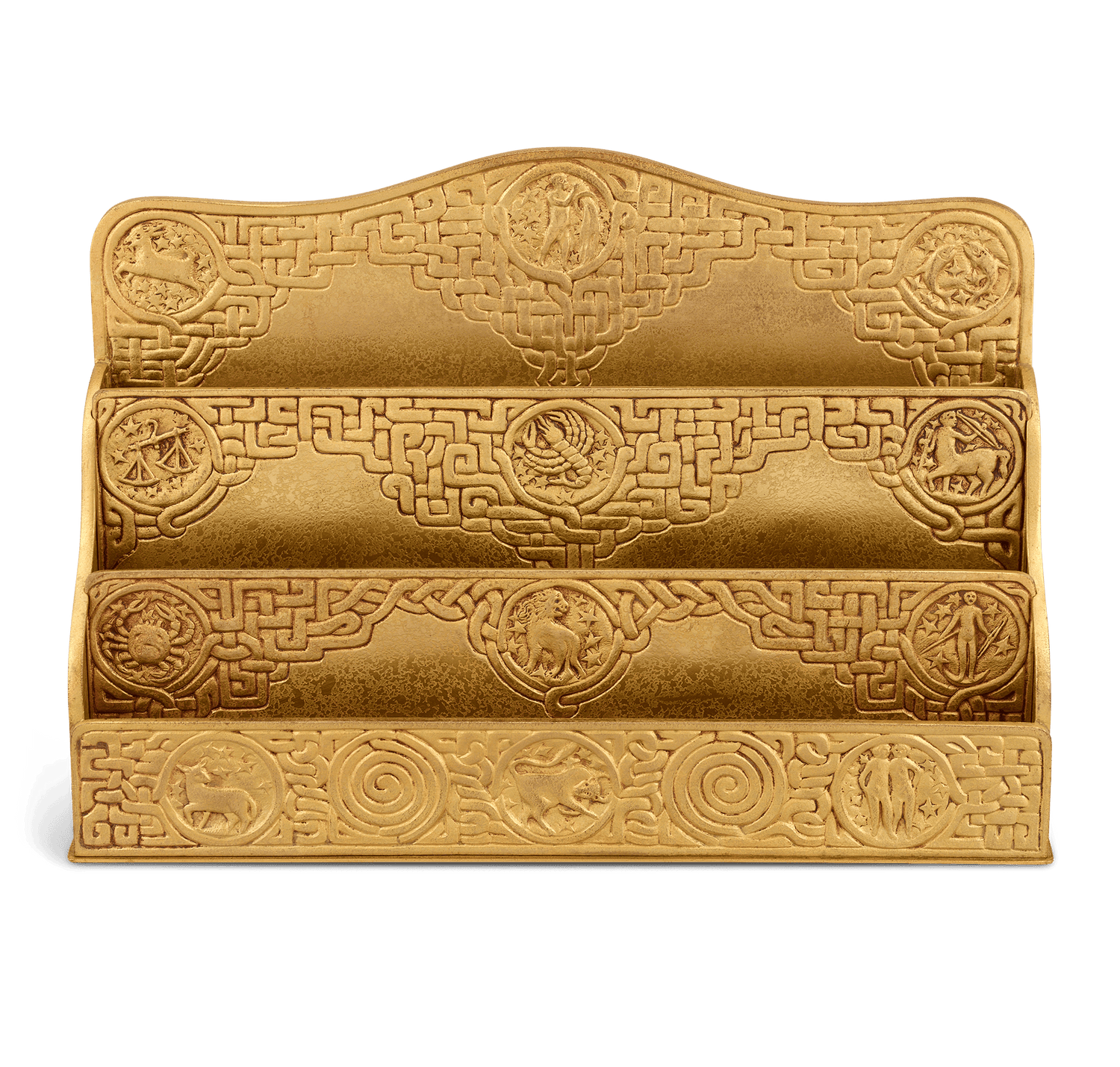 Tiffany Studios Zodiac Gilt-Bronze Desk Set