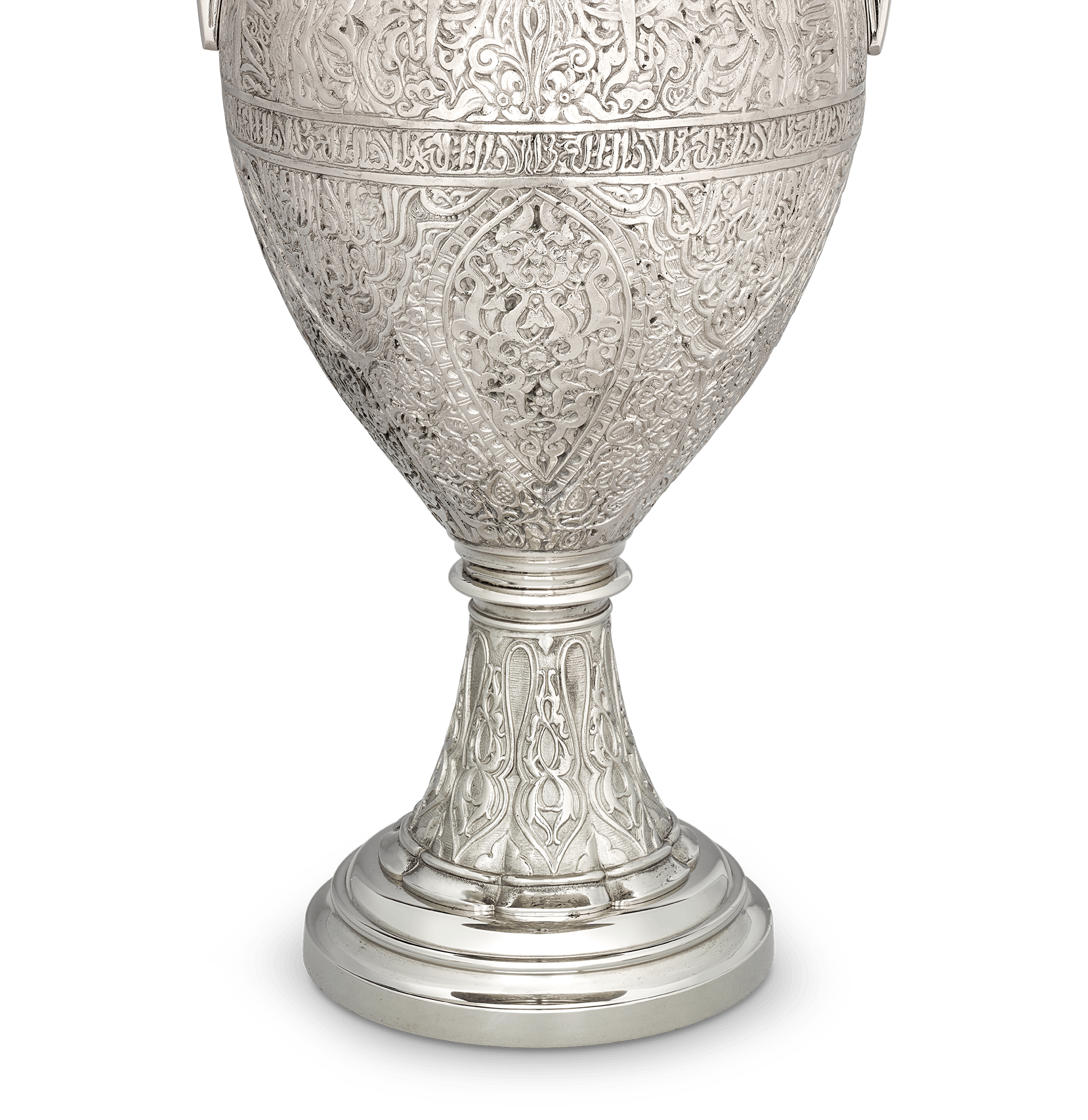 Tiffany Studios Pair of Silvered Bronze Alhambra Vases