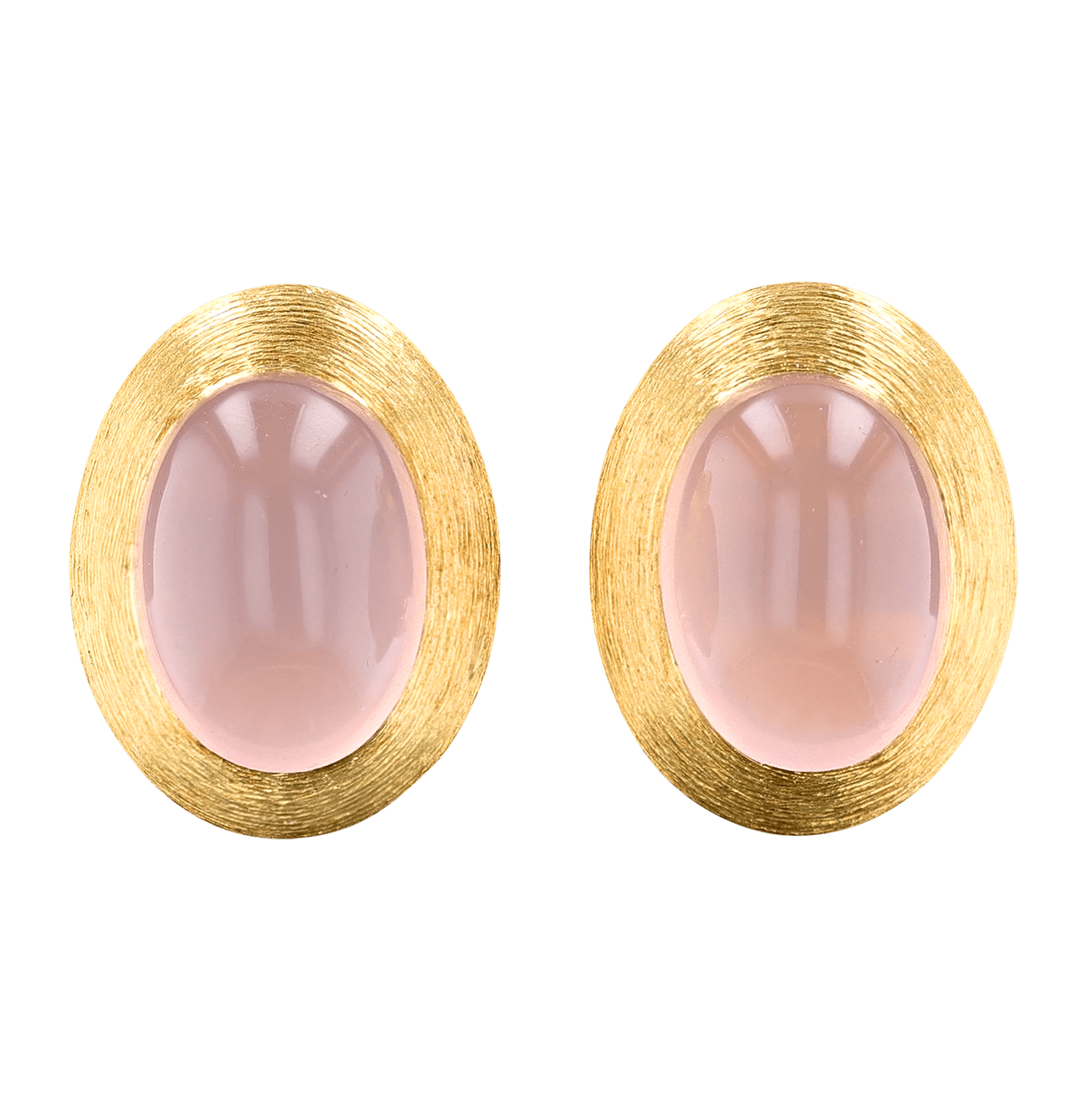 Henry Dunay Rose Quartz Sabi Earrings