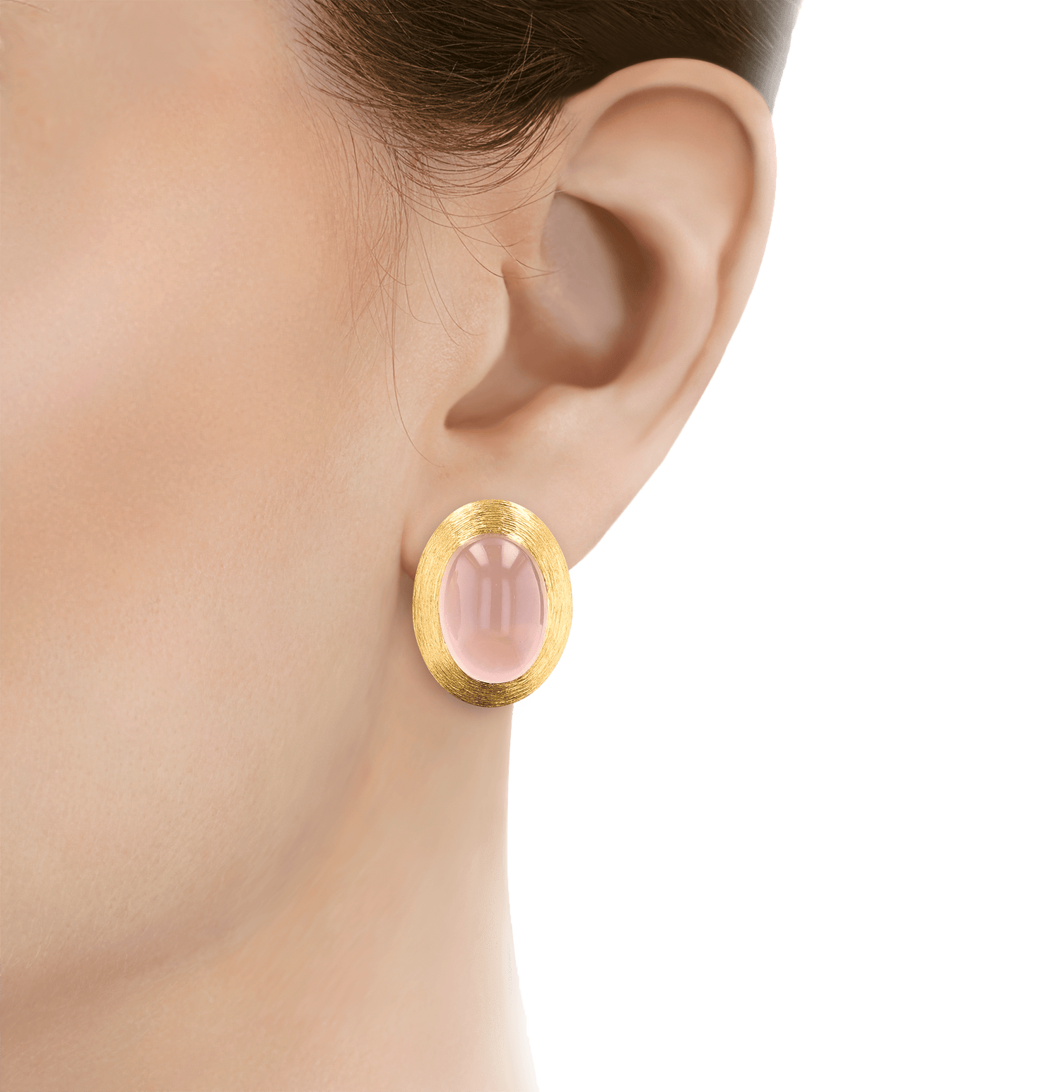 Henry Dunay Rose Quartz Sabi Earrings