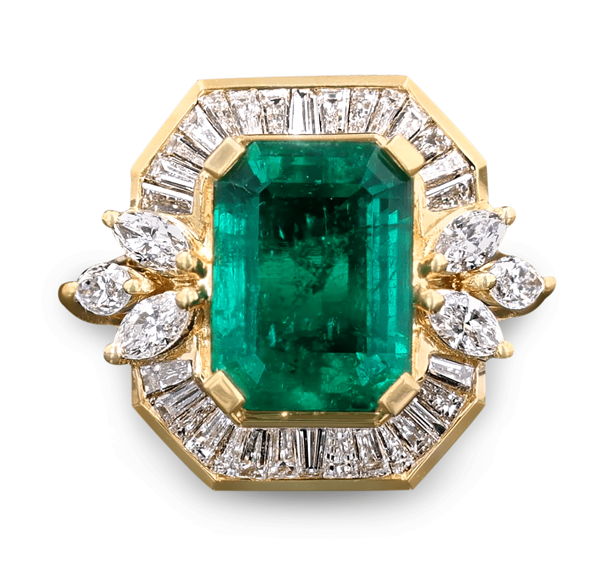 Colombian Emerald Ring, 4.04 Carats