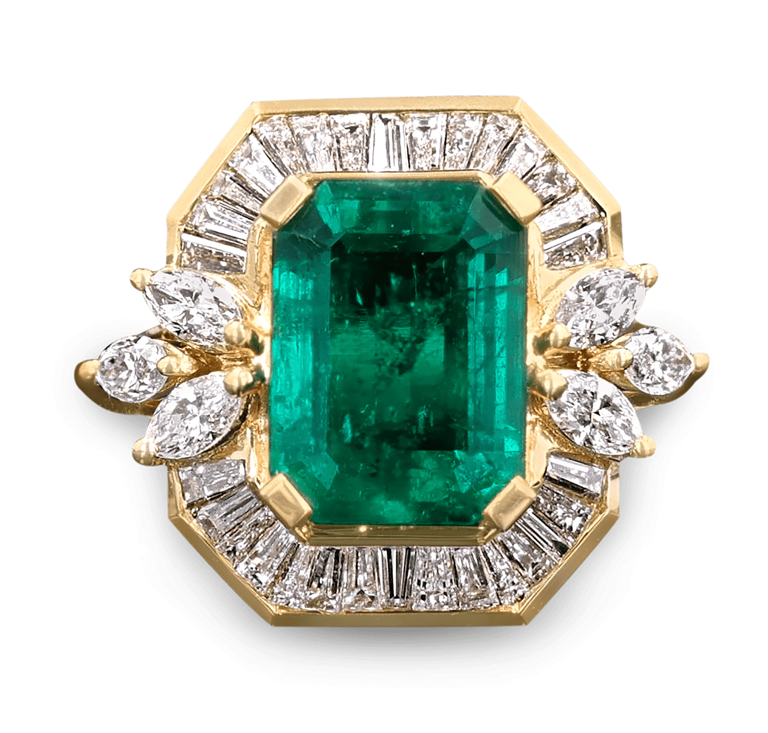 Colombian Emerald Ring, 4.04 Carats
