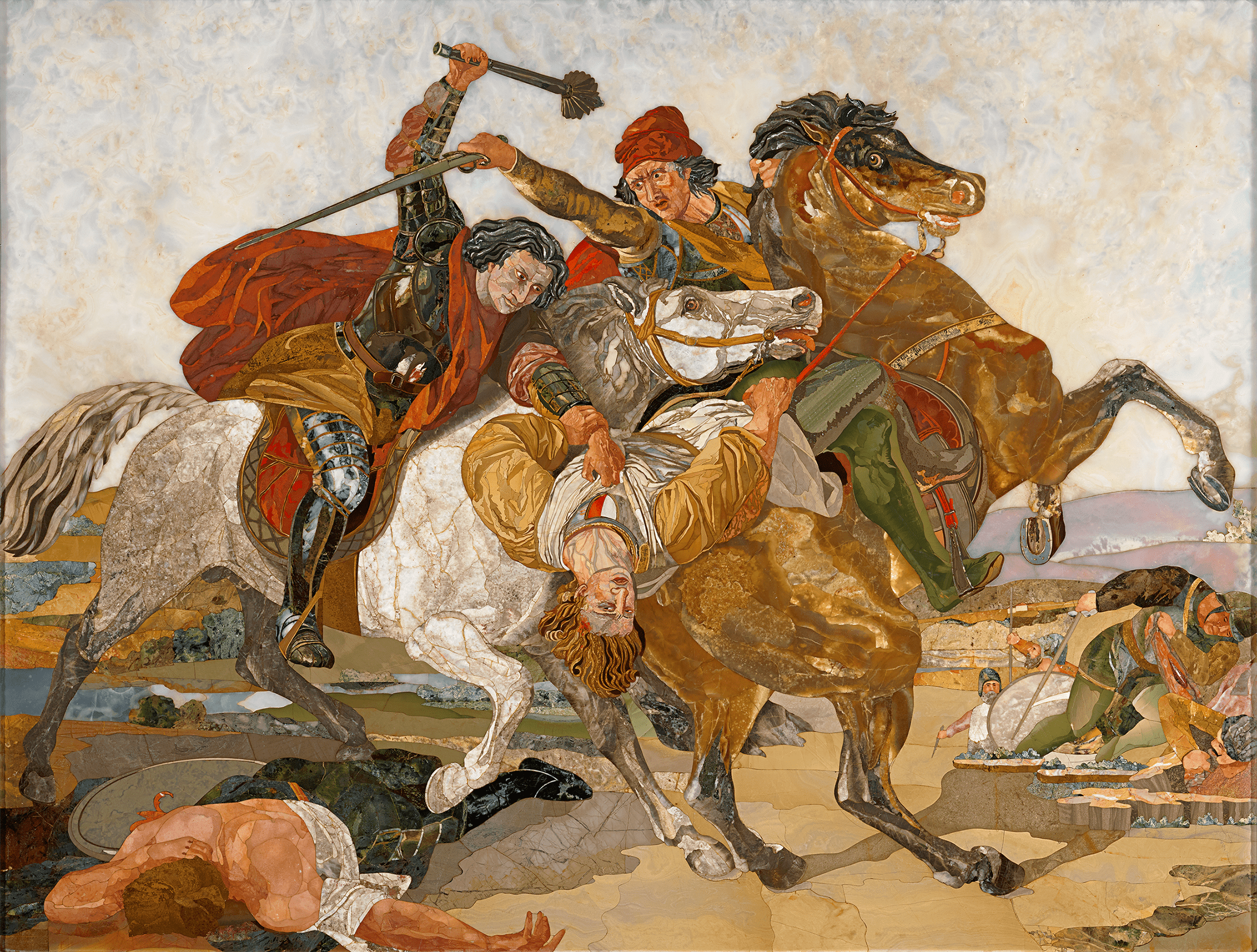 The Battle of Anghiari by Enrico Bosi