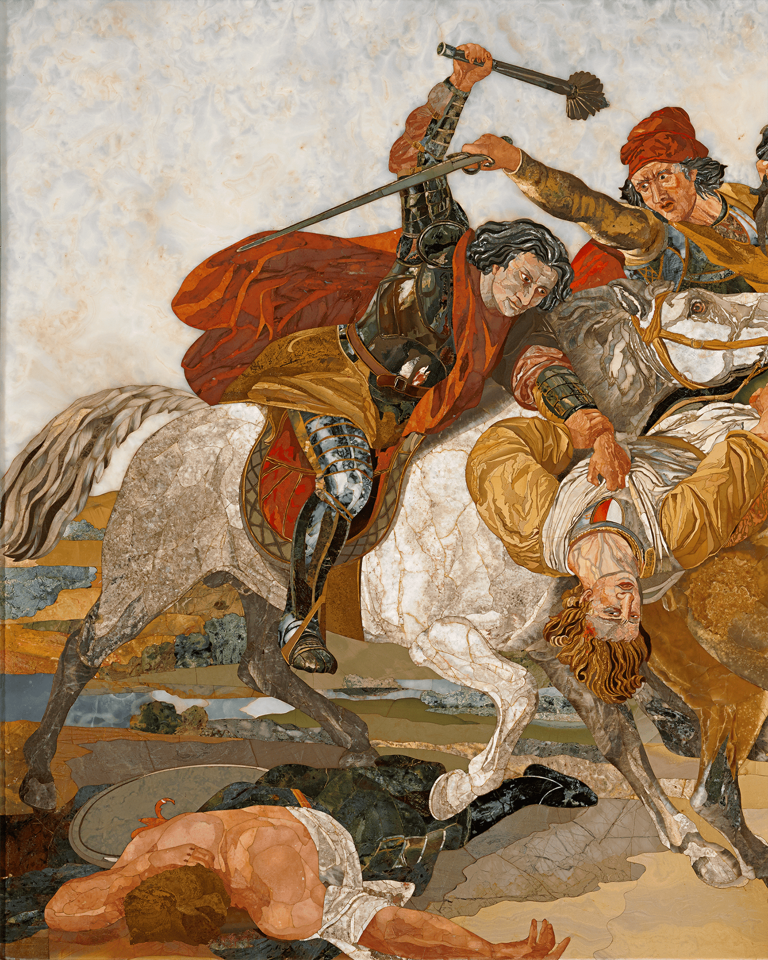 The Battle of Anghiari by Enrico Bosi