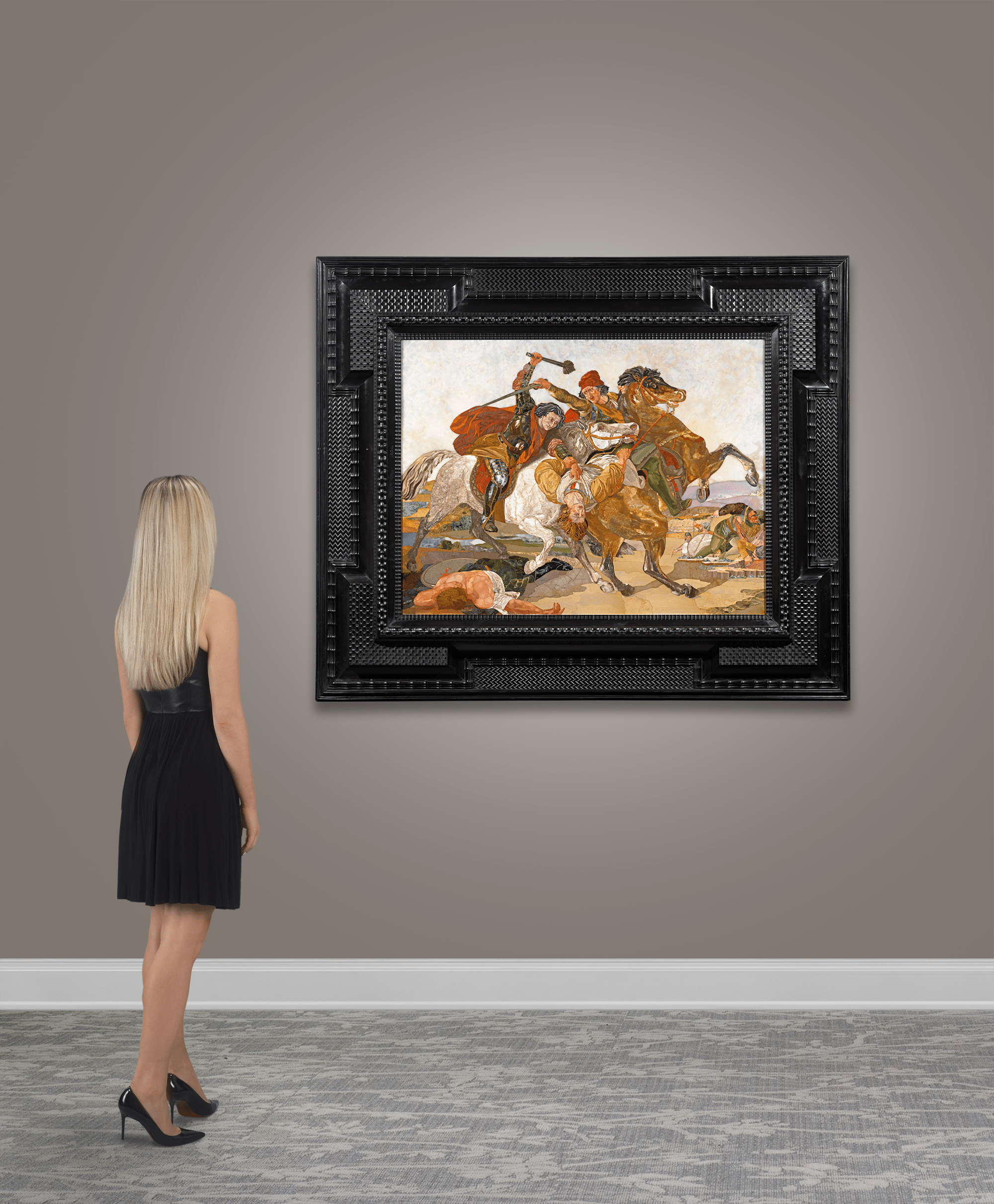 The Battle of Anghiari by Enrico Bosi