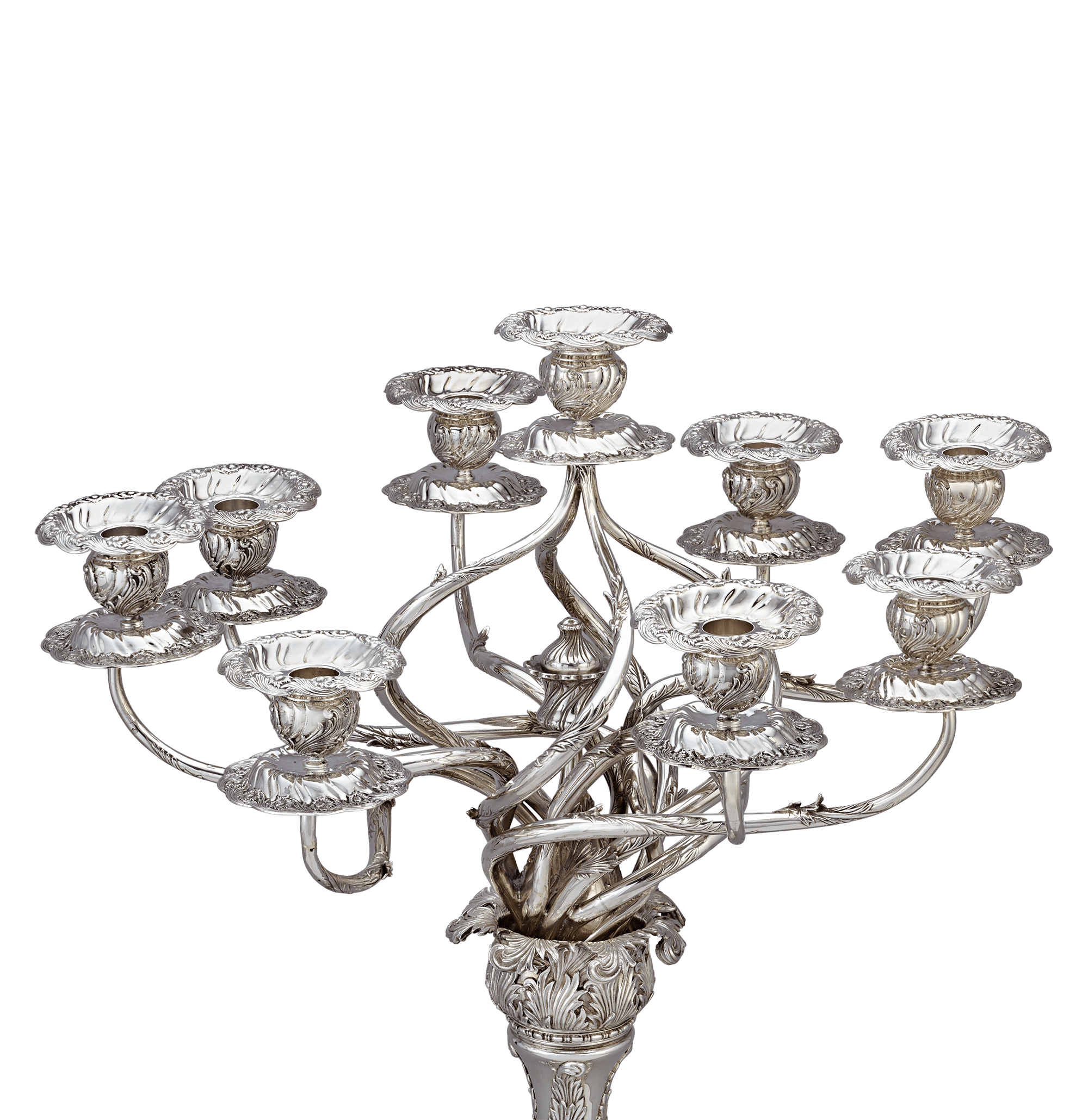 Tiffany & Co. Chrysanthemum Candelabra